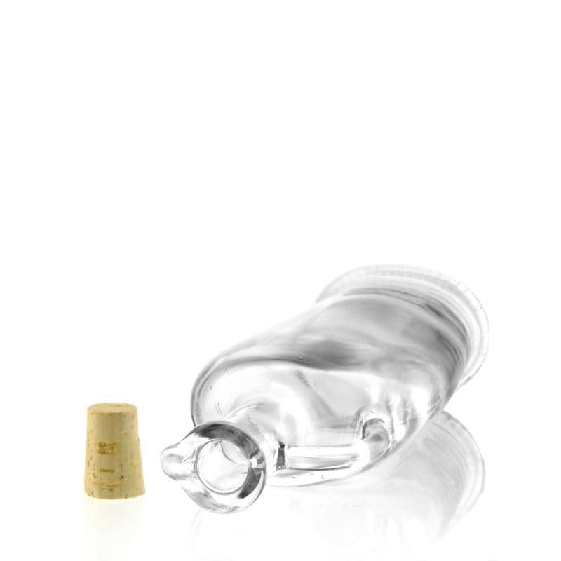 Γυάλινο μπουκάλι 'Eleganta' 500 ml, οβάλ, στόμιο: φελλός
