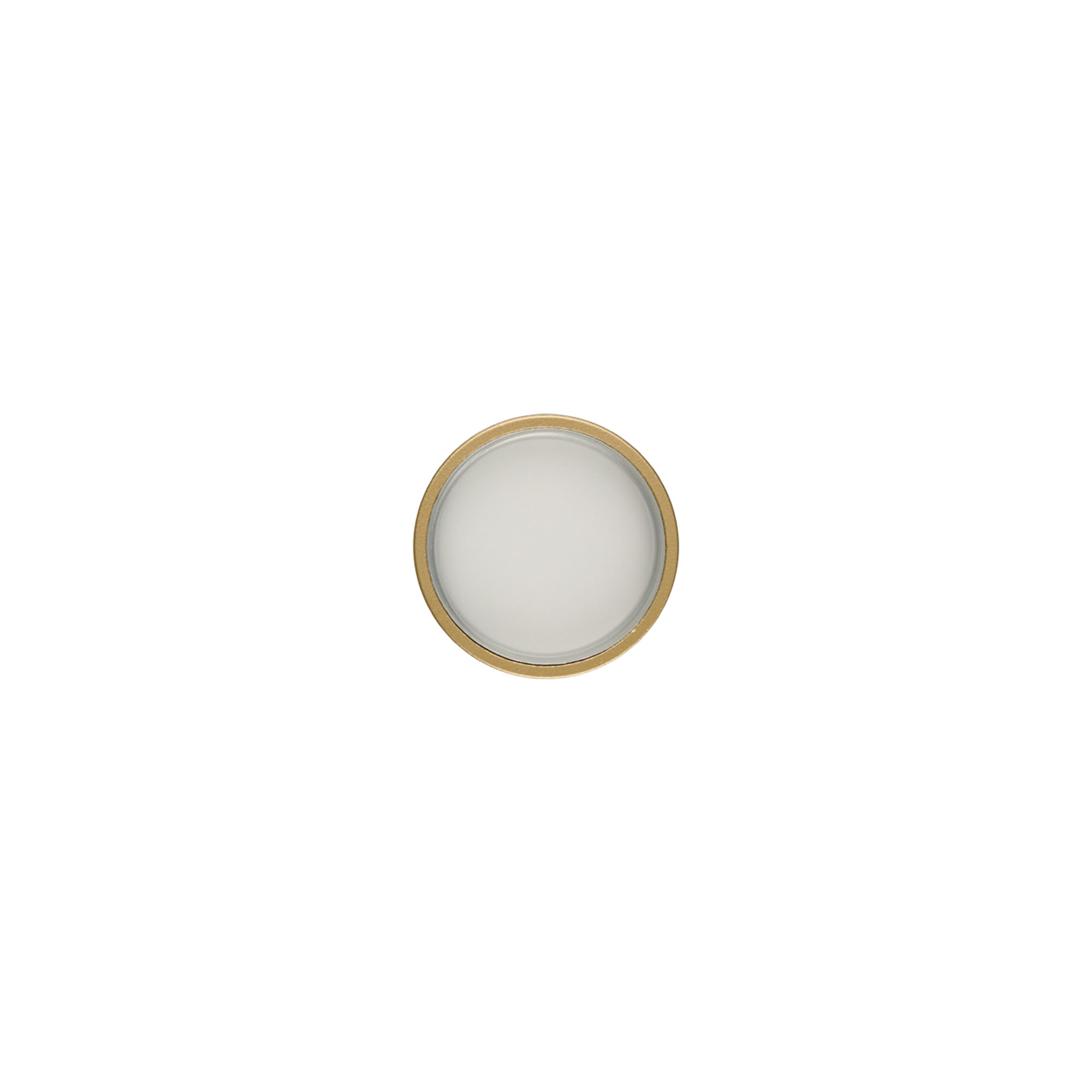 Schraubverschluss, ABS-Kunststoff, gold-matt, für Mündung: GPI 33/400