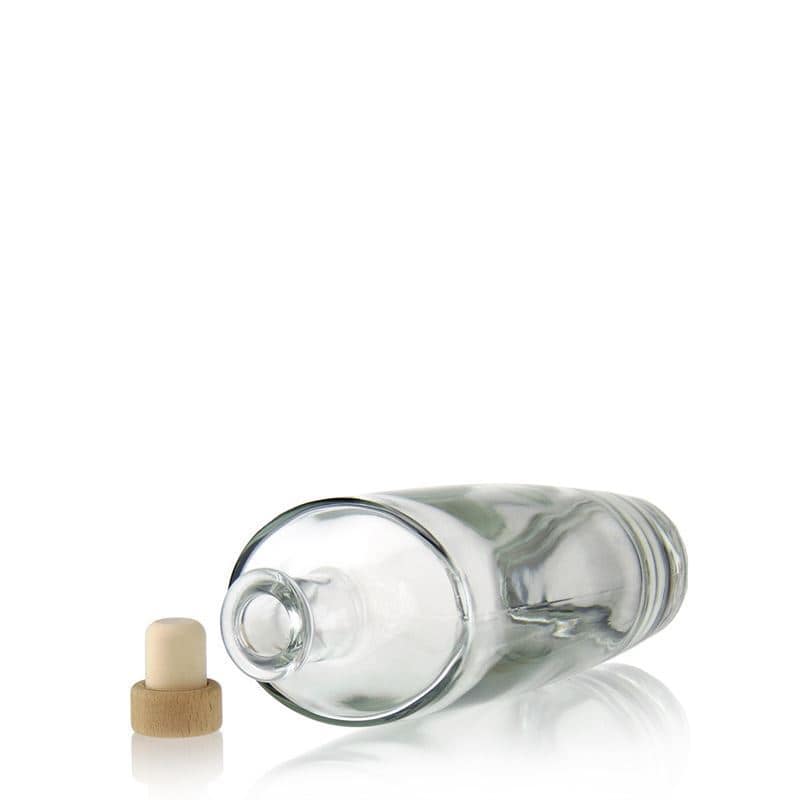 Γυάλινο μπουκάλι 'Vanessa' 500 ml, οβάλ, στόμιο: φελλός