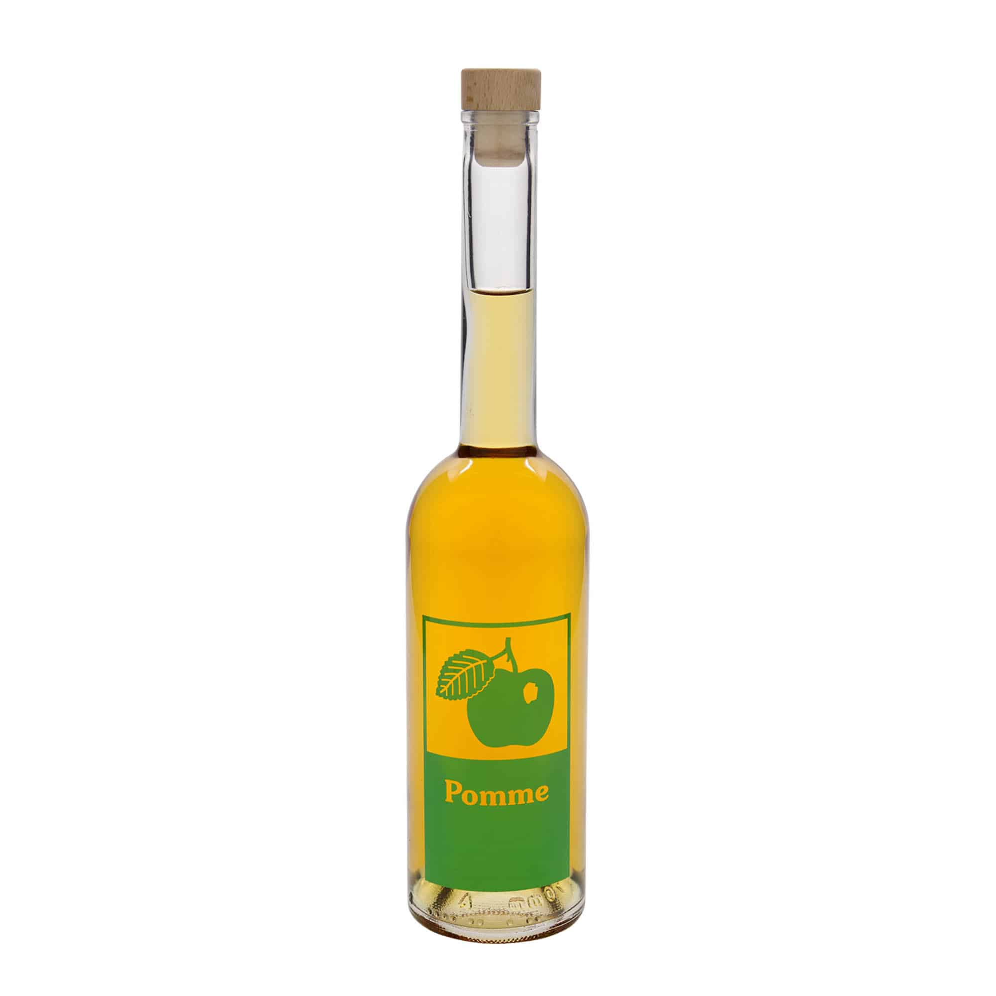 Γυάλινο μπουκάλι 'Opera' 500 ml, σχέδιο: Pomme, στόμιο: φελλός Γυάλινο μπουκάλι 'Opera' 500 ml, σχέδιο: Pomme, στόμιο: φελλός