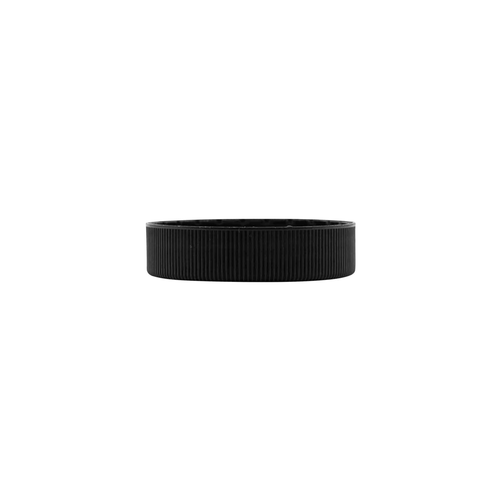 Βιδωτό πώμα με επικάλυψη EPE, πλαστικό PP, μαύρο, για στόμιο: DIN 60