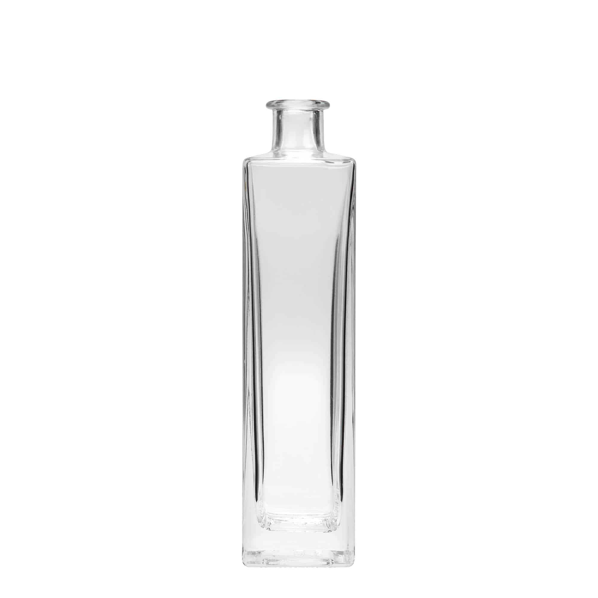 Γυάλινο μπουκάλι 'Rafaello' 500 ml, τετράγωνο, στόμιο: φελλός Γυάλινο μπουκάλι 'Rafaello' 500 ml, τετράγωνο, στόμιο: φελλός