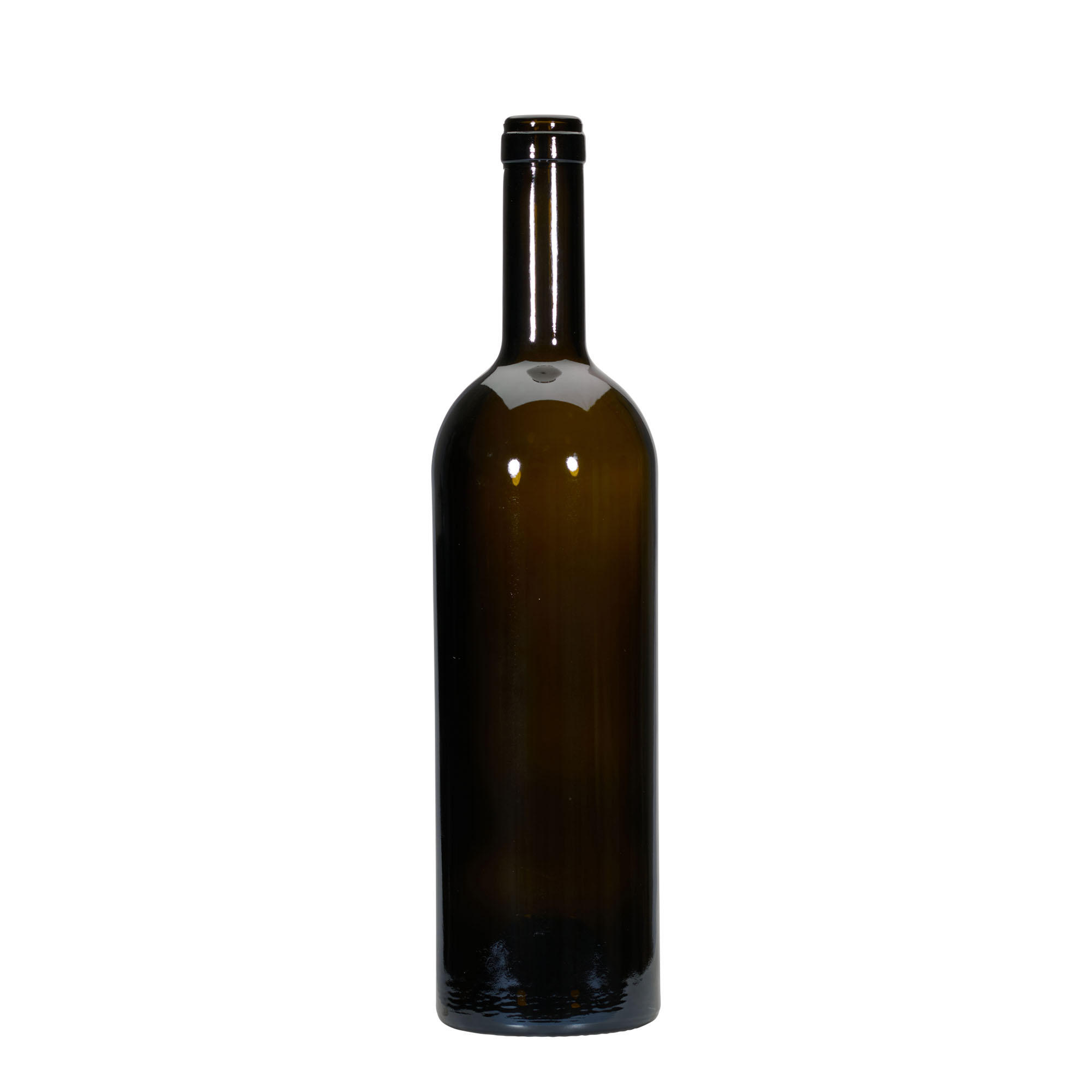 Μπουκάλι κρασιού 'Golia' 750 ml, πράσινο αντικέ, στόμιο: φελλός Μπουκάλι κρασιού 'Golia' 750 ml, πράσινο αντικέ, στόμιο: φελλός
