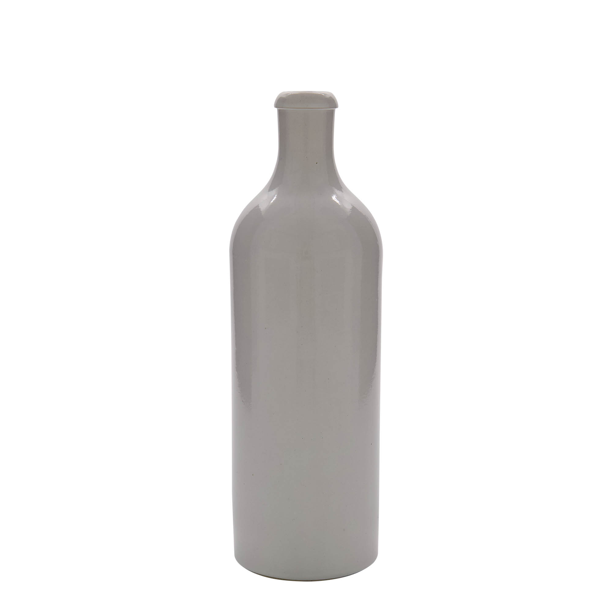Κεραμικό μπουκάλι 700 ml, κεραμικό, λευκό, στόμιο: φελλός
