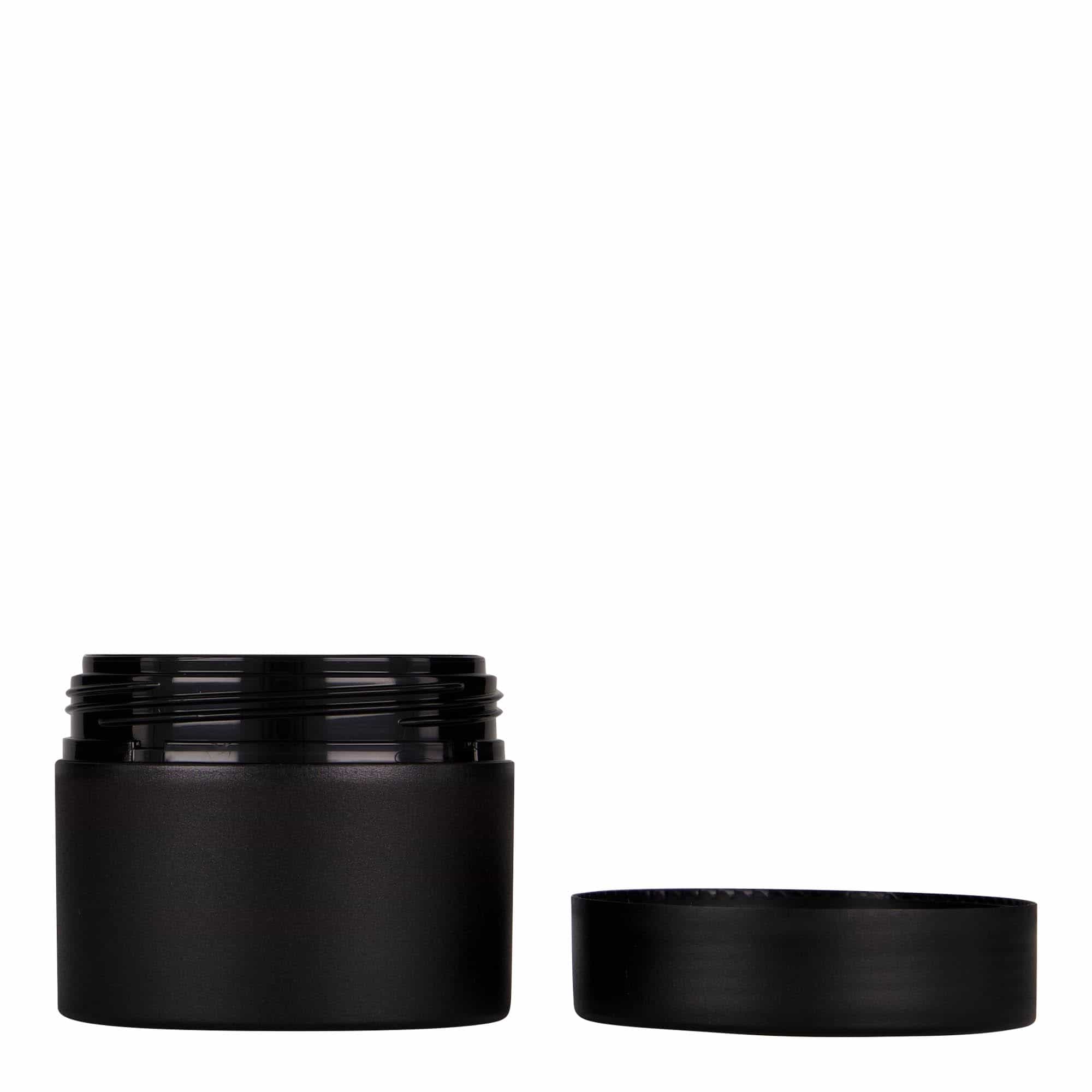Πλαστικό βάζο 'Antonella' 100 ml, PP, μαύρο, στόμιο: βιδωτό πώμα