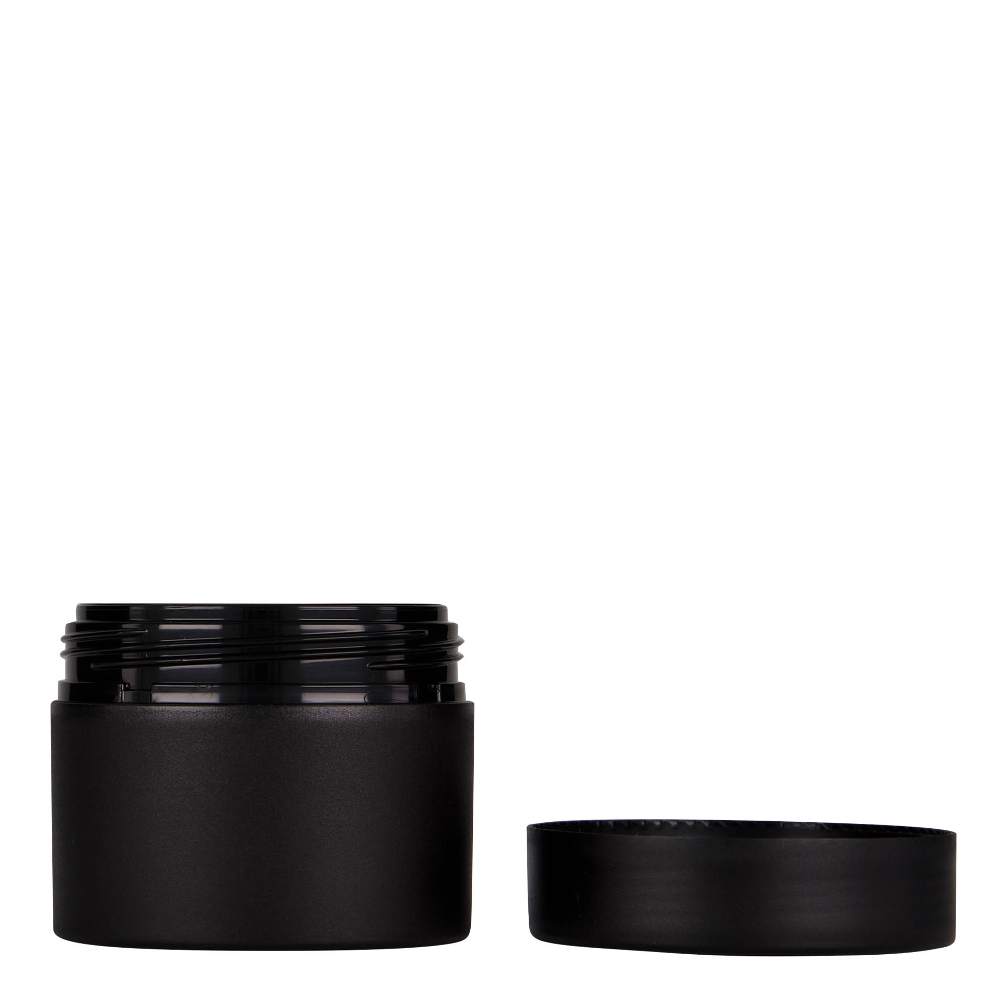 100 ml πλαστικό δοχείο 'Antonella', PP, μαύρο, στόμιο: βιδωτό καπάκι