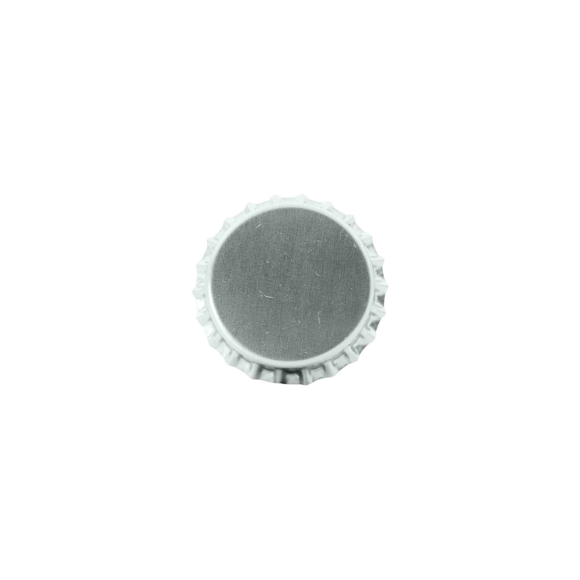 Μεταλλική τάπα 29 mm, μεταλλική, ασημί