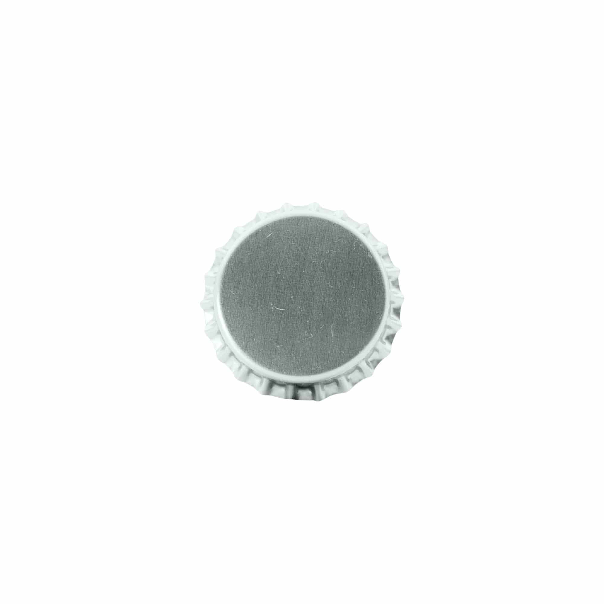 Μεταλλική τάπα 29 mm, μεταλλική, ασημί