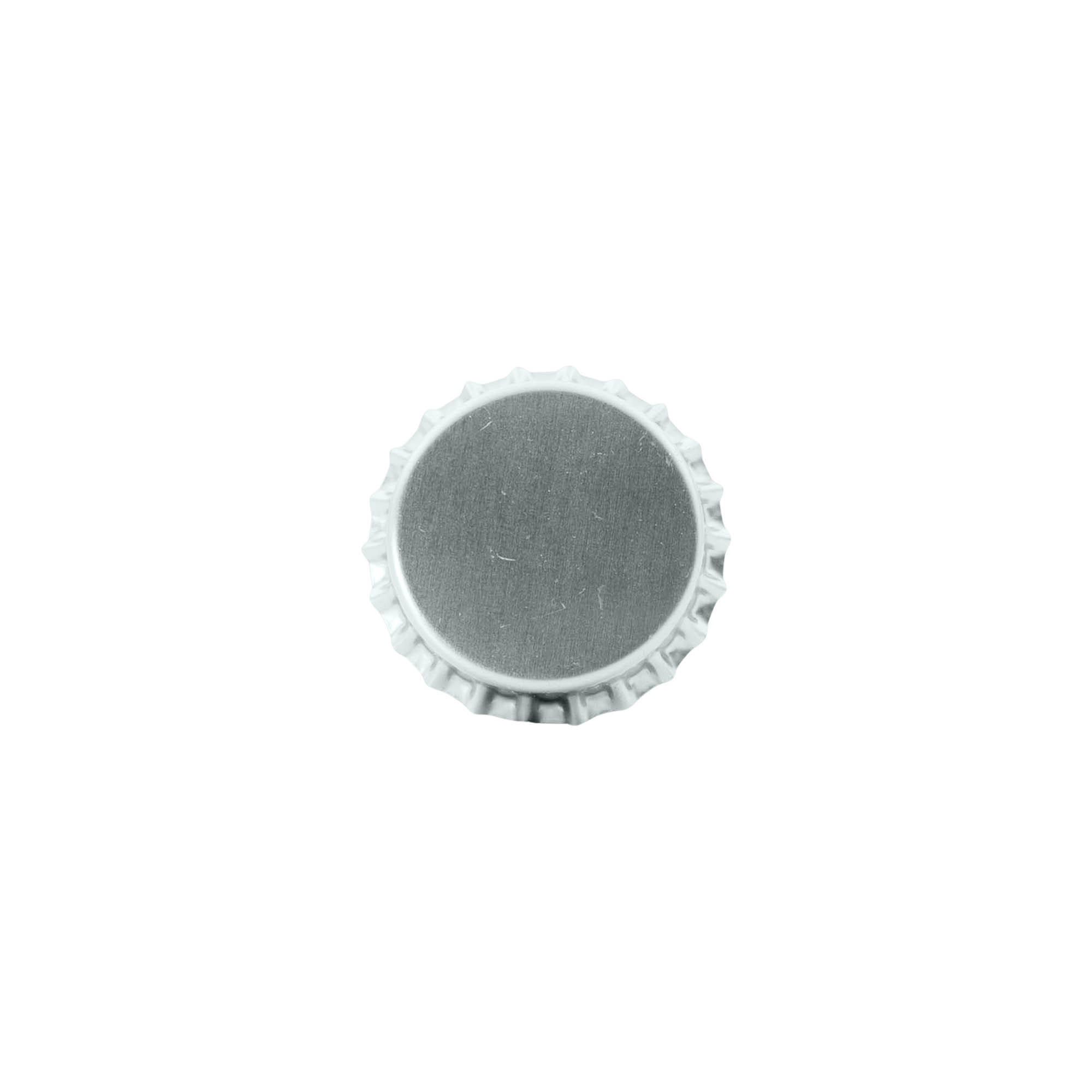 Μεταλλική τάπα 29 mm, μεταλλική, ασημί