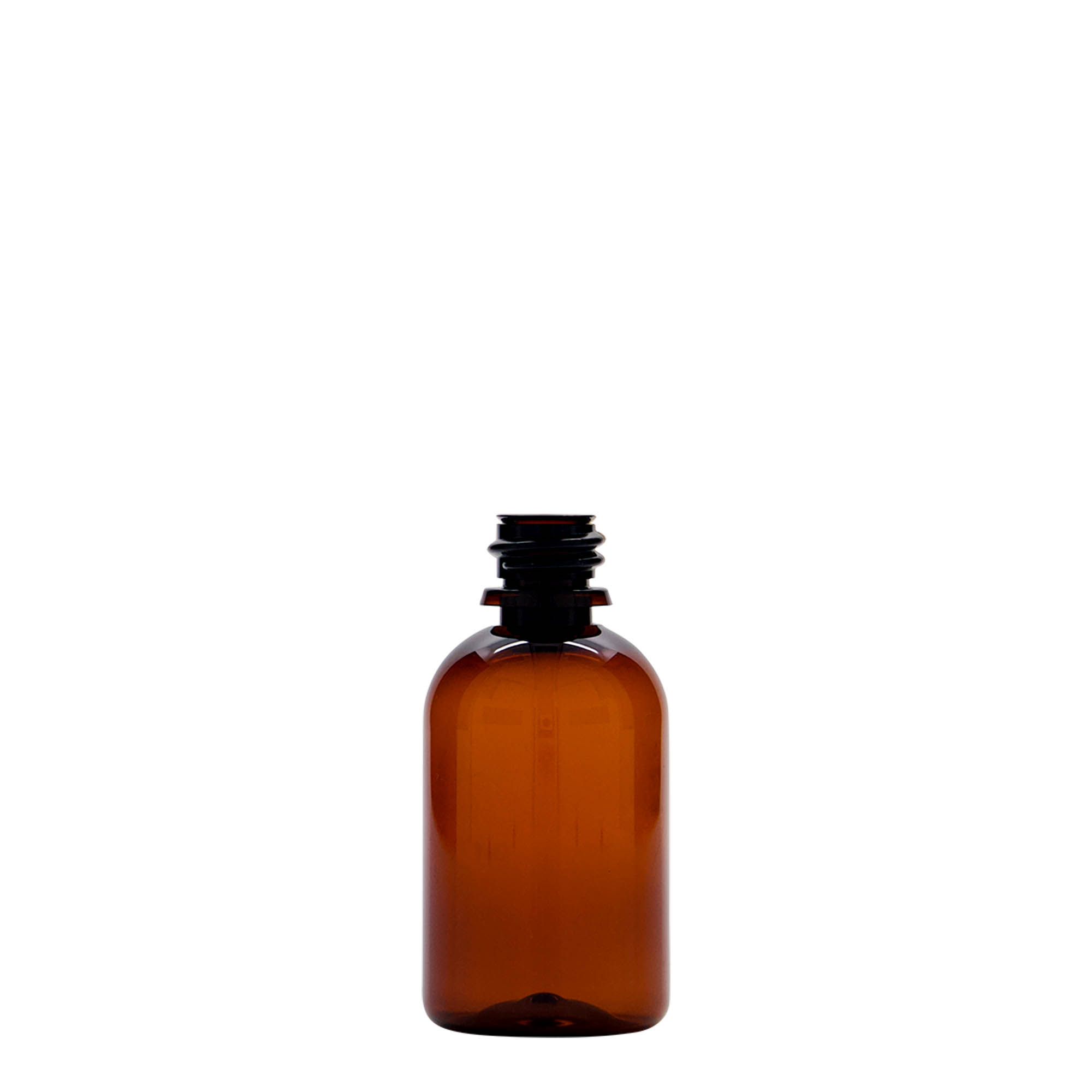 Μπουκάλι φαρμάκου PET 'Easy Living' 50 ml, καφέ, πλαστικό, στόμιο: DIN 18