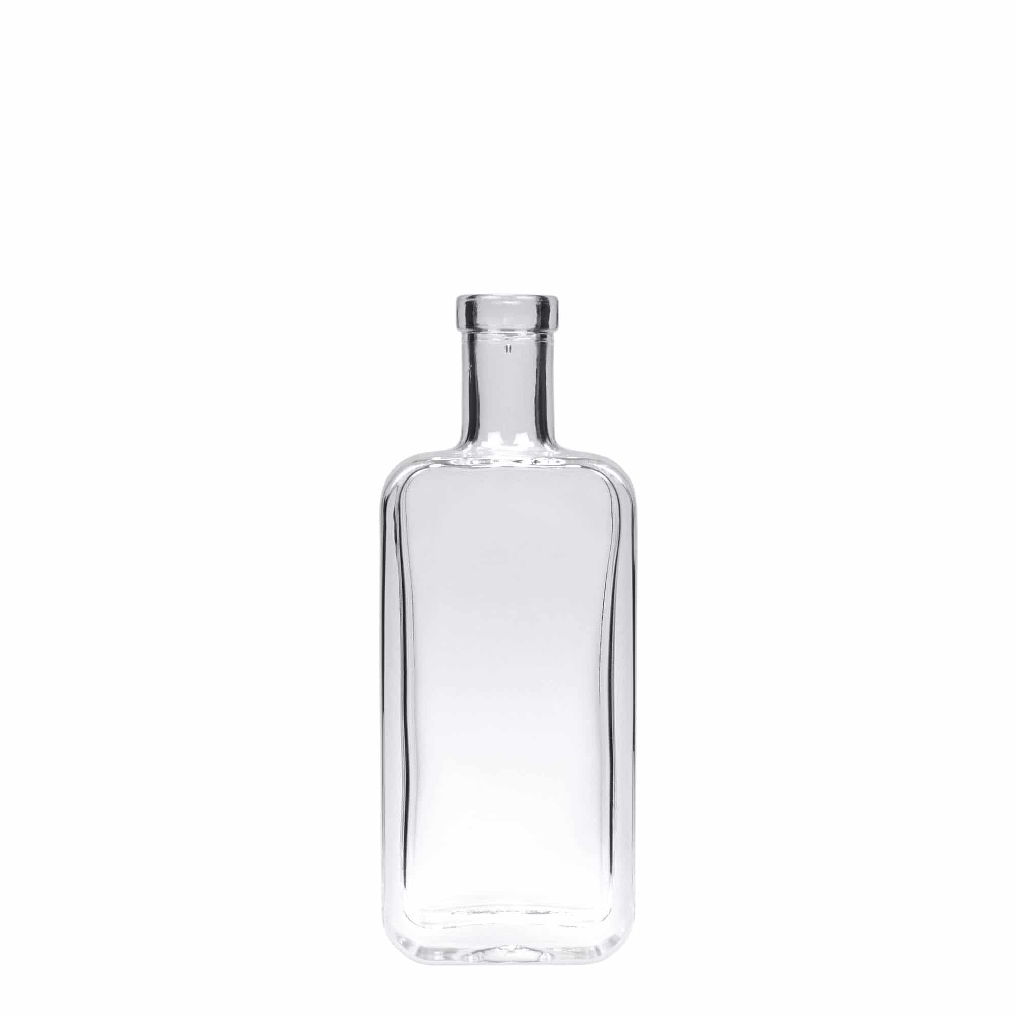 Γυάλινο μπουκάλι 'Nice' 100 ml, ορθογώνιο, στόμιο: φελλός Γυάλινο μπουκάλι 'Nice' 100 ml, ορθογώνιο, στόμιο: φελλός
