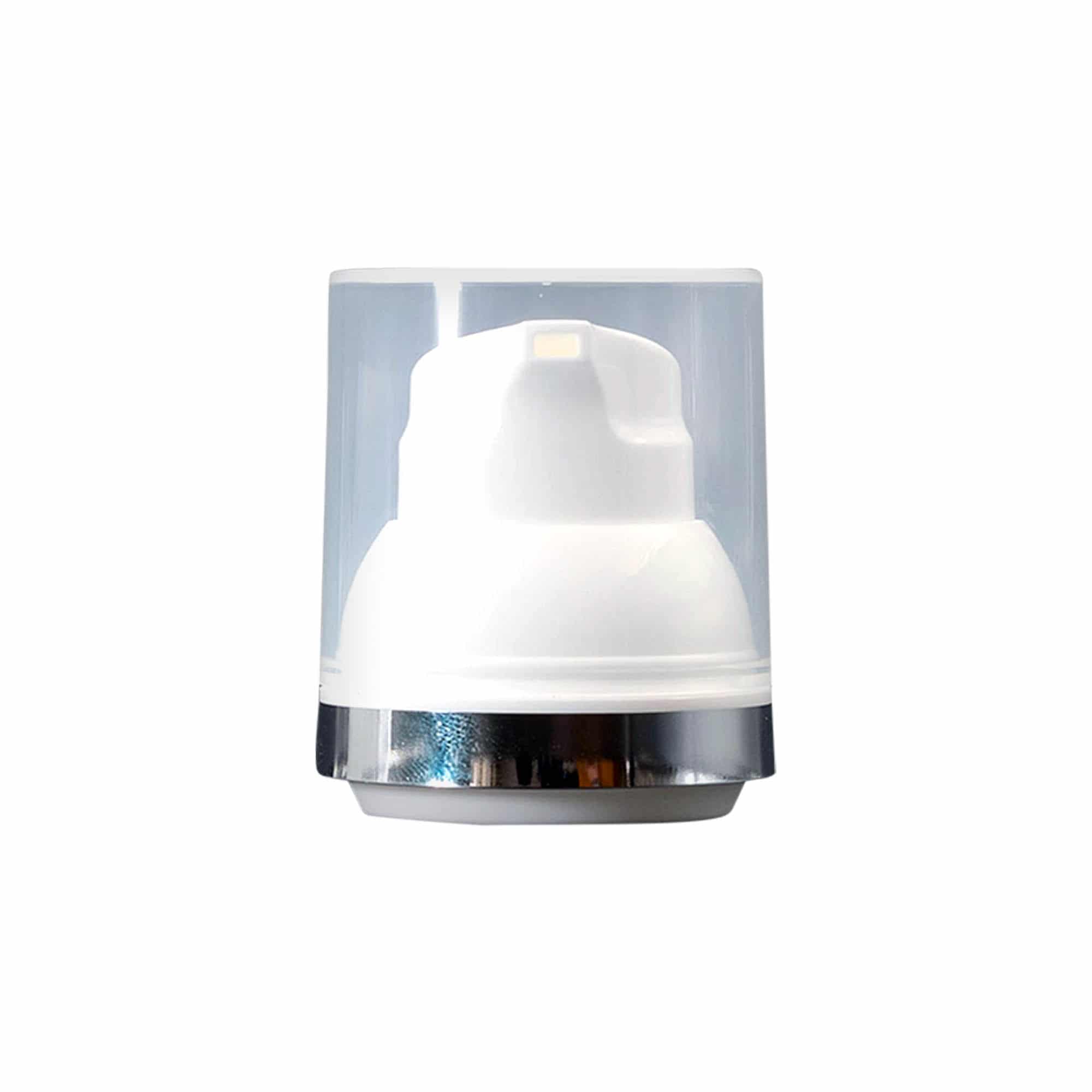 Κεφαλή αντλίας Airless Dispenser 'Mezzo', πλαστικό PP, λευκή