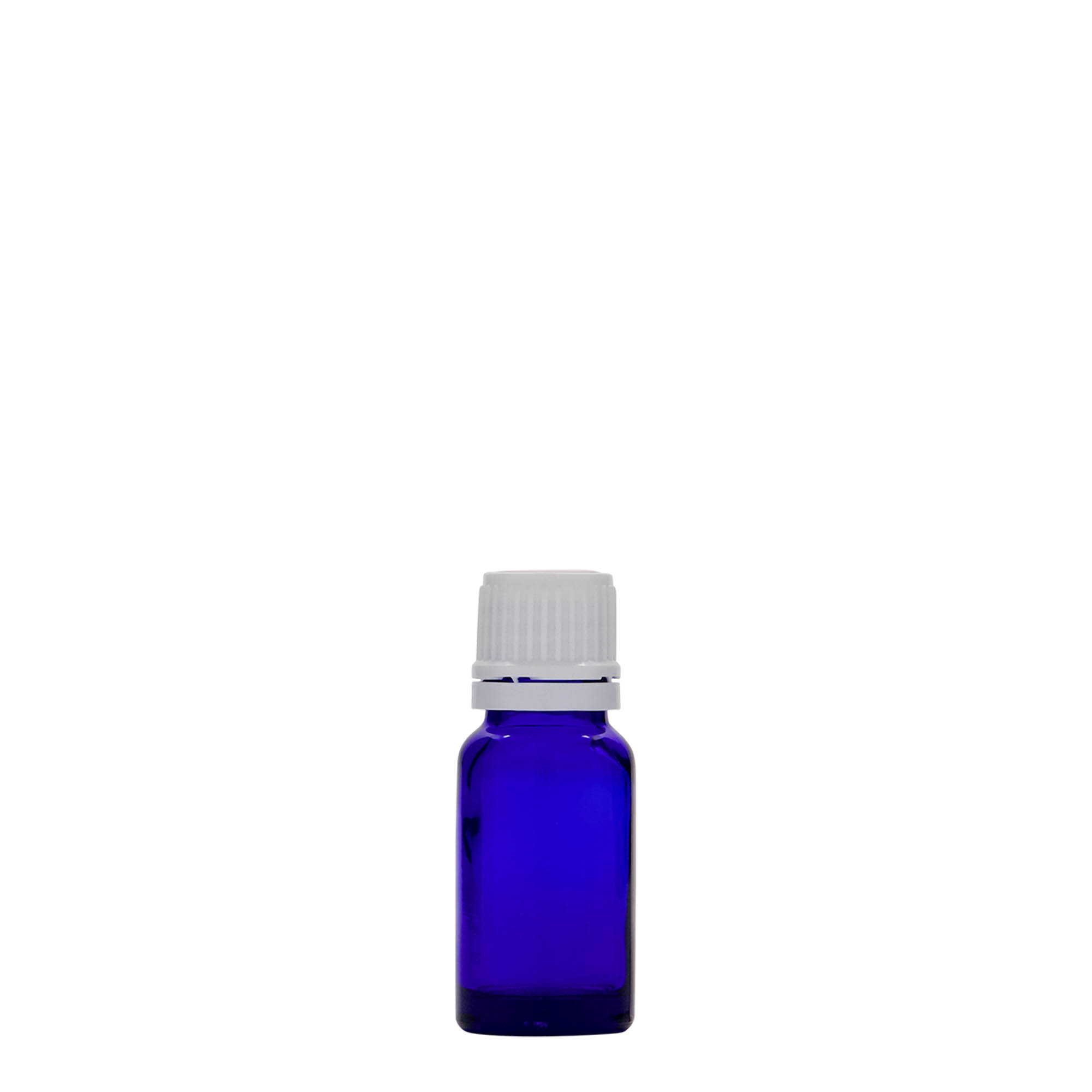 Μπουκάλι φαρμάκου 10 ml, γυάλινο, μπλε ρουά, στόμιο: DIN 18