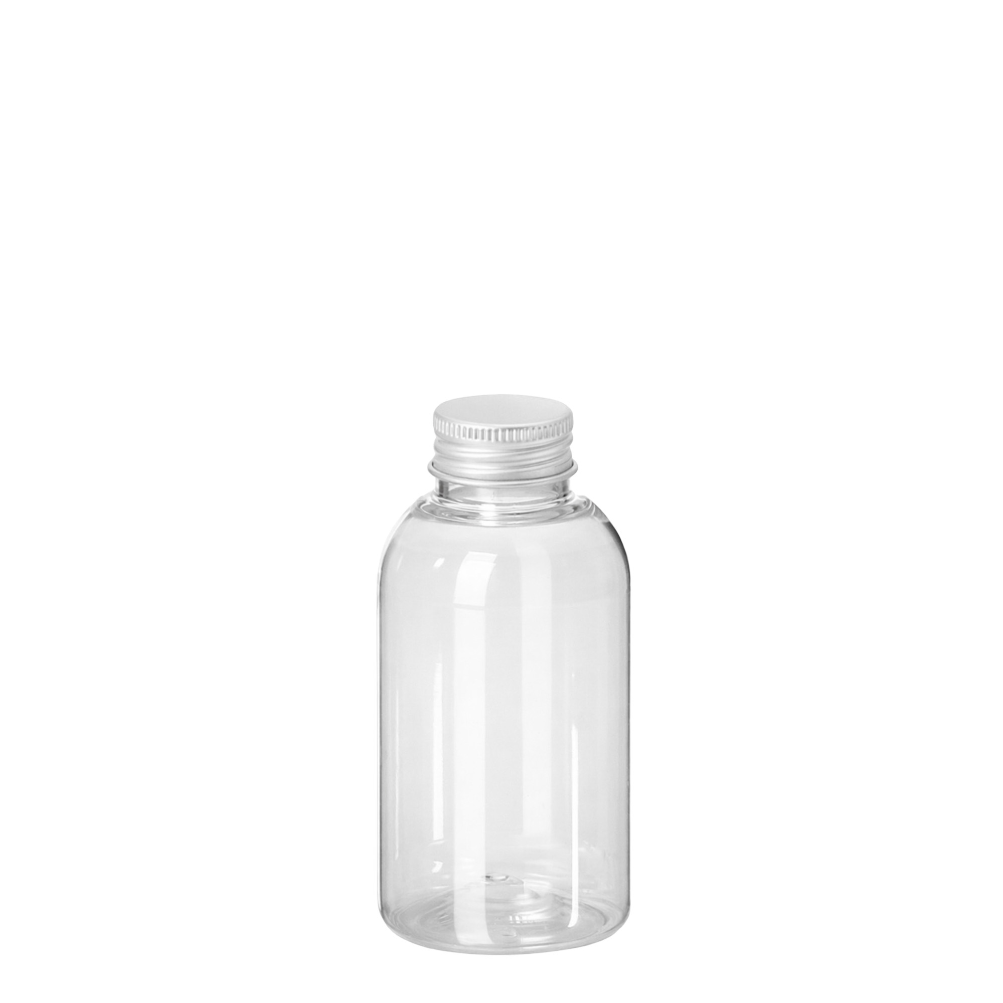 100 ml πλαστικό μπουκάλι PET 'Boston', πλαστικό, στόμιο: 24/410