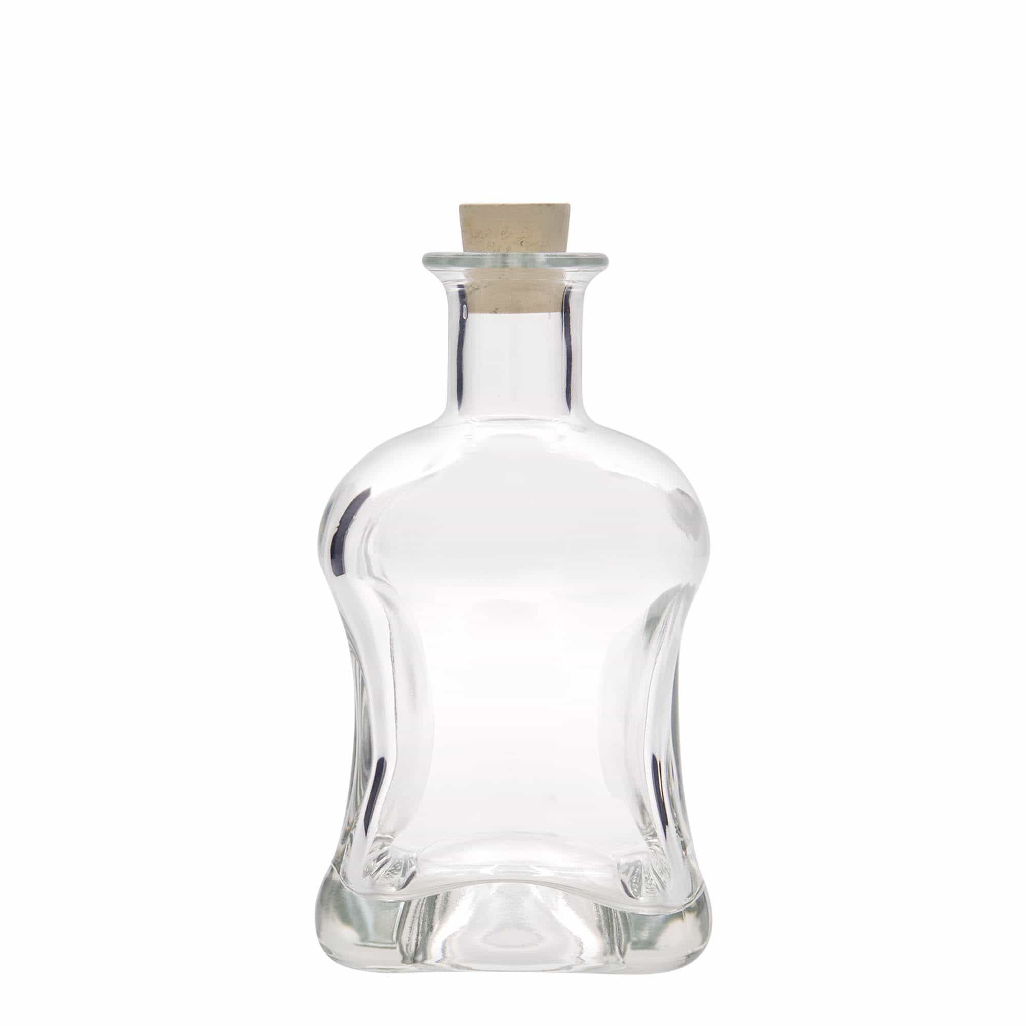 Γυάλινο μπουκάλι 'Dublin' 500 ml, τετράγωνο, στόμιο: φελλός
