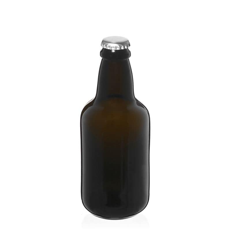 Μπουκάλι μπύρας 'Era' 330 ml, γυάλινο, πράσινο αντικέ, στόμιο: μεταλλική τάπα