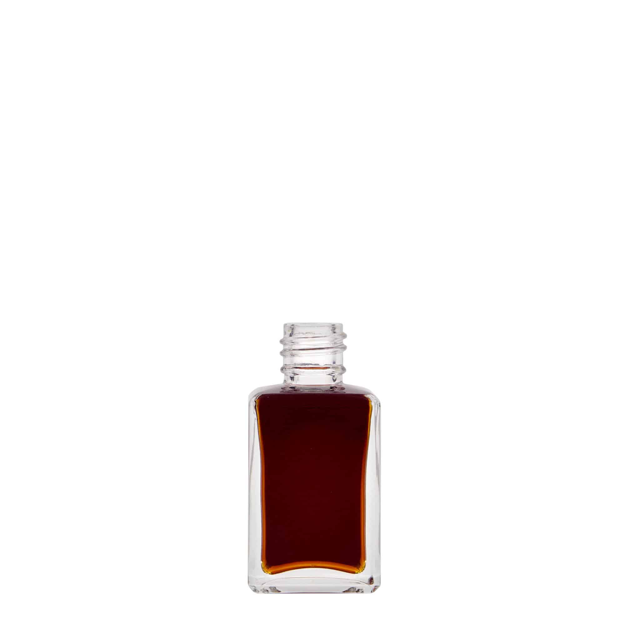 Γυάλινο μπουκάλι 'Tamme' 30 ml, τετράγωνο, στόμιο: PP 18