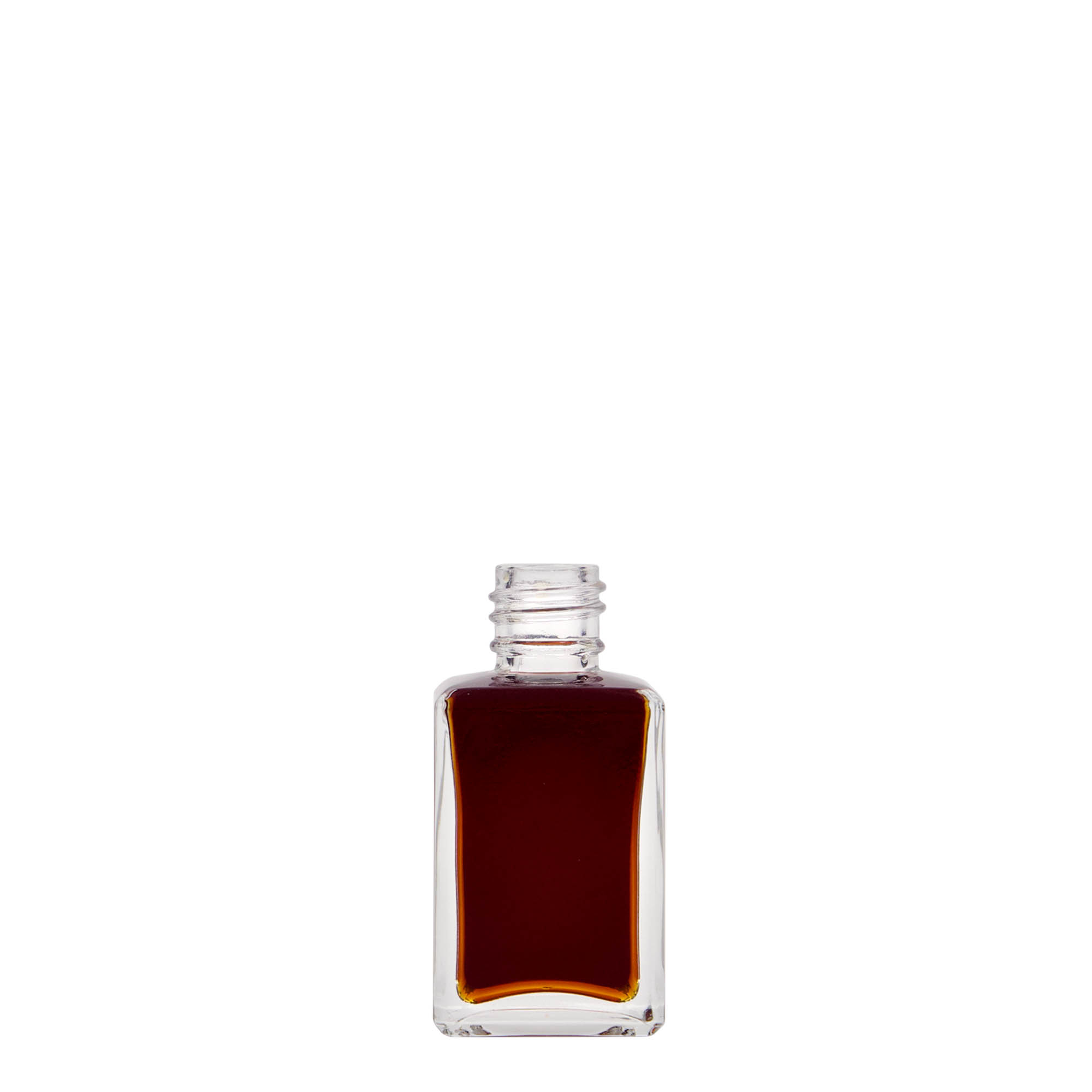 Γυάλινο μπουκάλι 'Tamme' 30 ml, τετράγωνο, στόμιο: PP 18