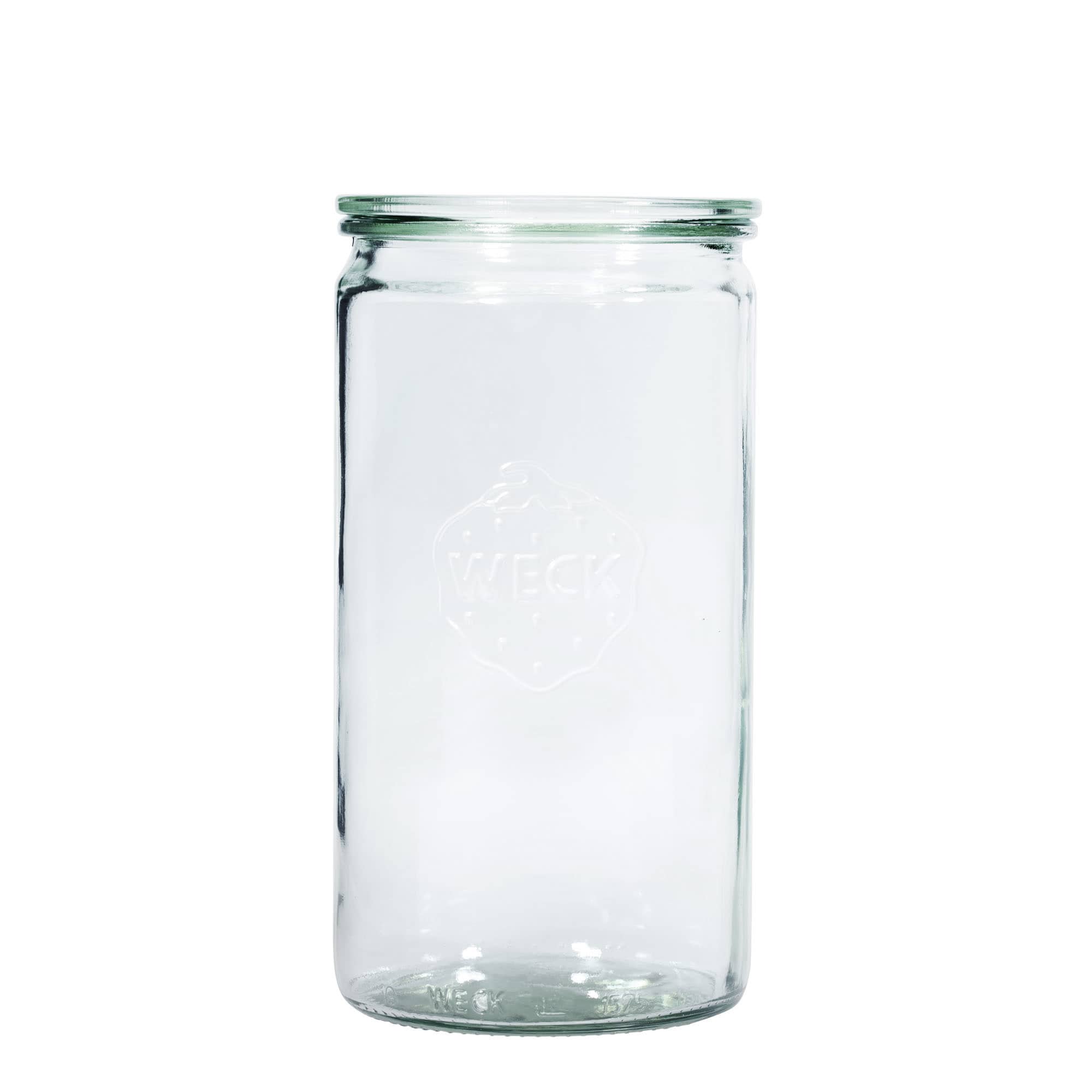 Κυλινδρικό βάζο WECK 1.575 ml, στόμιο: στρογγυλεμένο χείλος