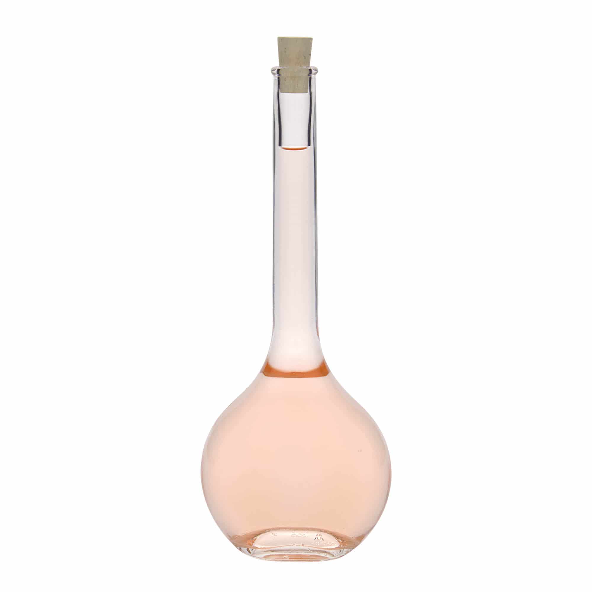Γυάλινο μπουκάλι 'Contessa' 500 ml, οβάλ, στόμιο: φελλός