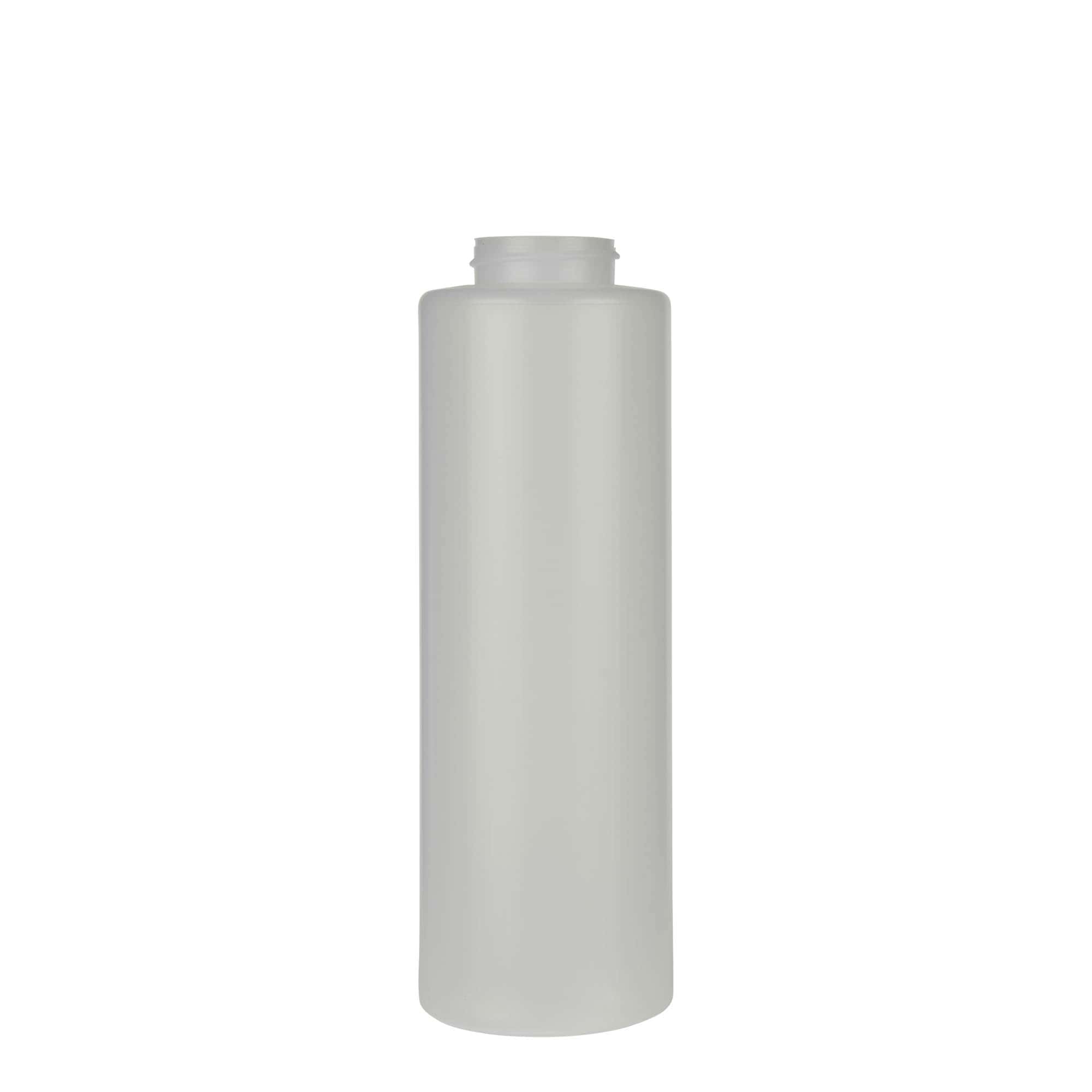Μπουκάλι για σως 500 ml, πλαστικό LDPE, φυσικό χρώμα, στόμιο: GPI 38/400