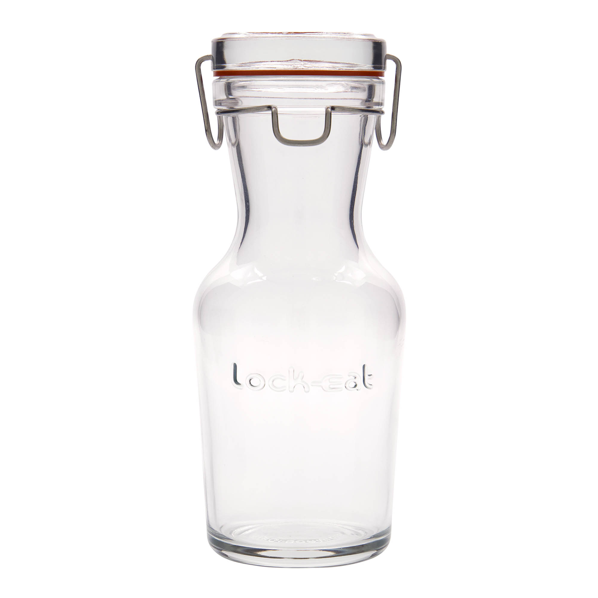 Γυάλινη καράφα 'Lock-Eat' 500 ml, στόμιο: καπάκι με κλιπ