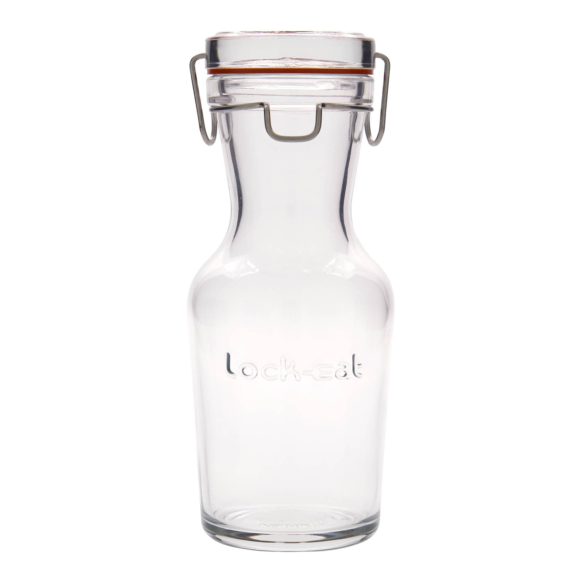 500 ml γυάλινη καράφα 'Lock-Eat', στόμιο: κλείσιμο με σύρμα-αλυσίδα