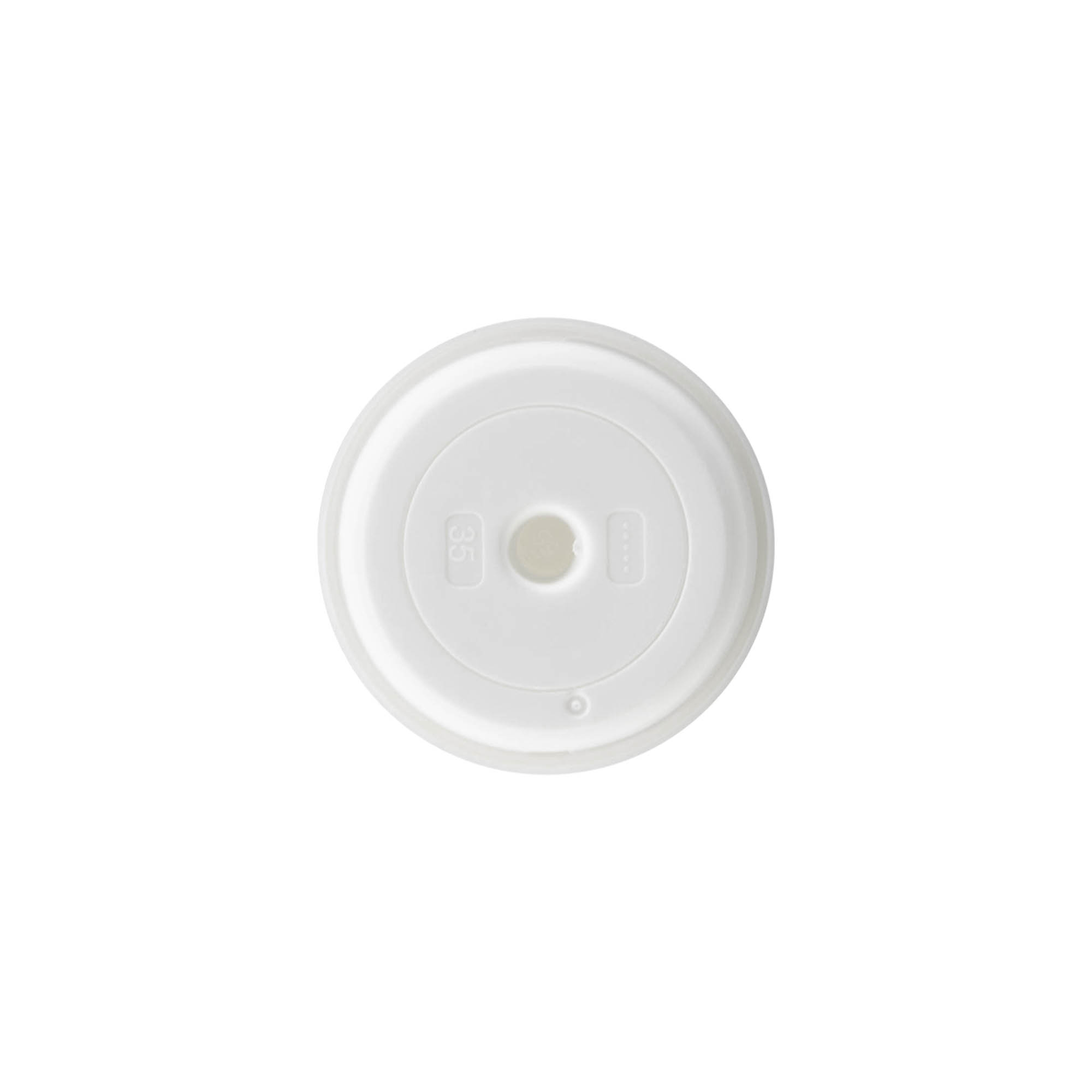 Κεφαλή αντλίας Airless Dispenser 'Mezzo', πλαστικό PP, λευκή