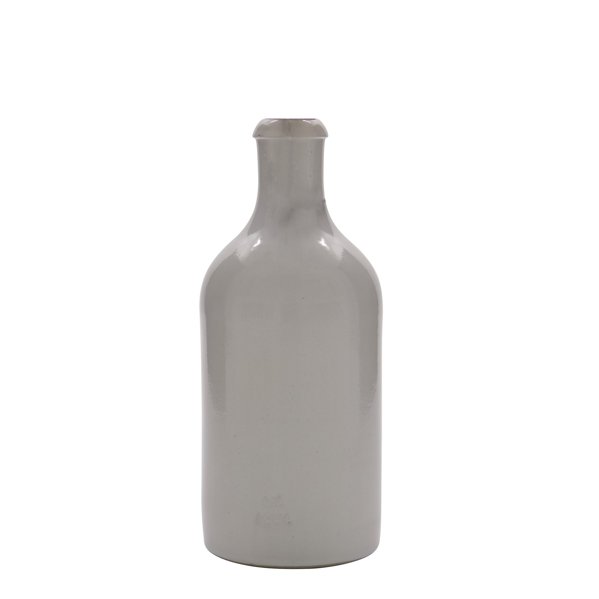 Κεραμικό μπουκάλι 500 ml, κεραμικό, λευκό, στόμιο: φελλός
