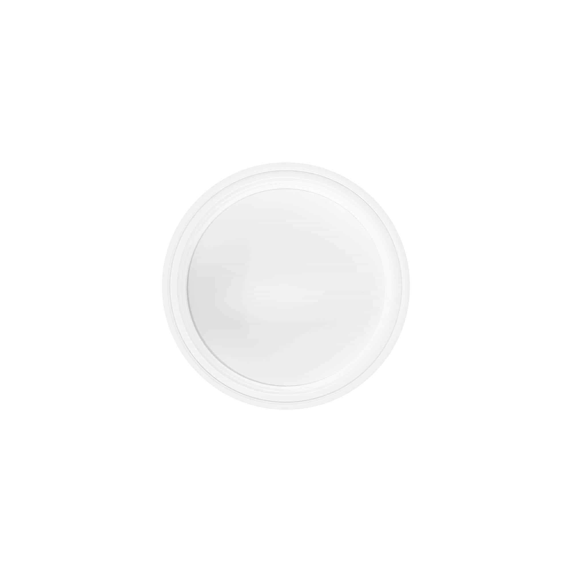Βιδωτό πώμα 50 ml, πλαστικό SAN, λευκό