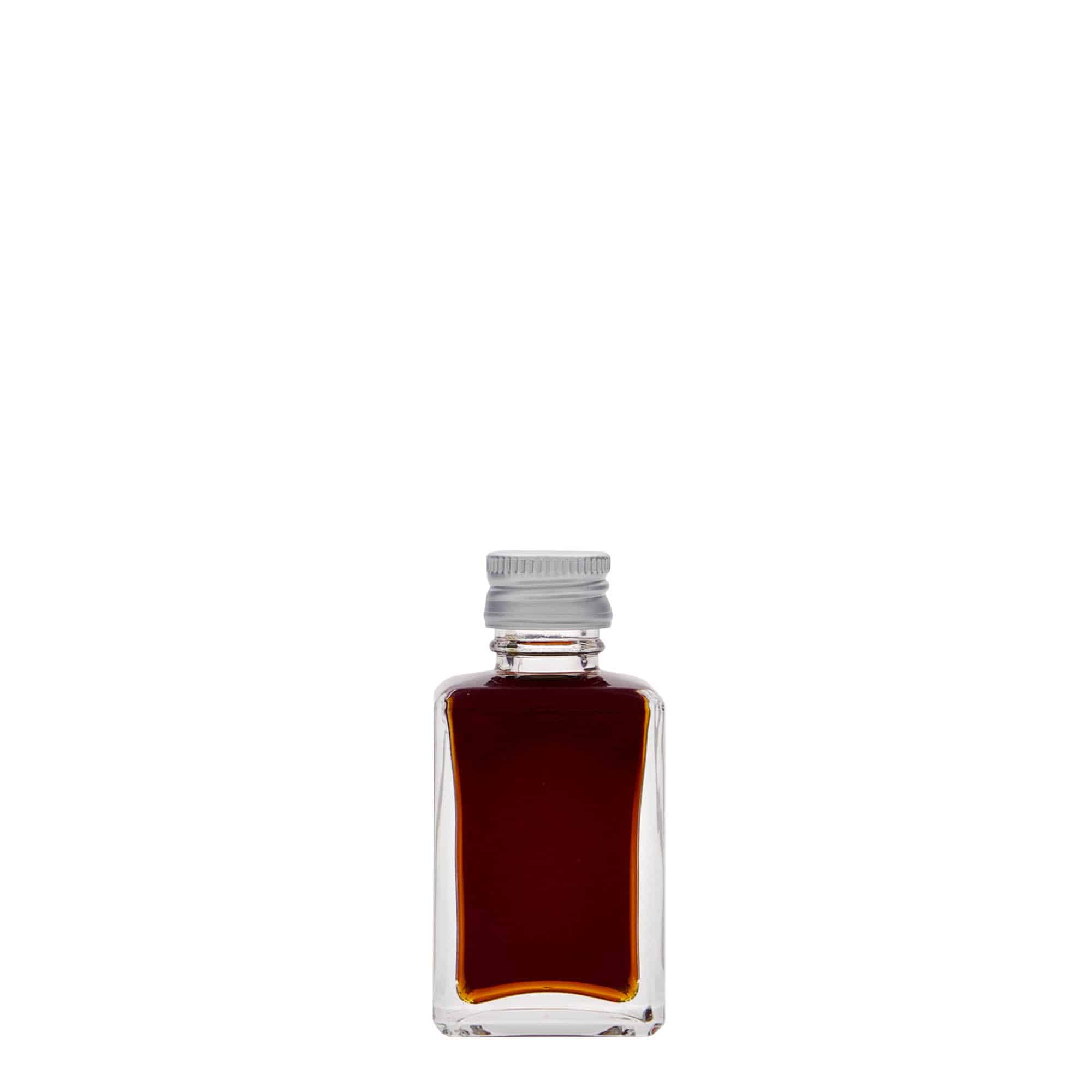 Γυάλινο μπουκάλι 'Tamme' 30 ml, τετράγωνο, στόμιο: PP 18