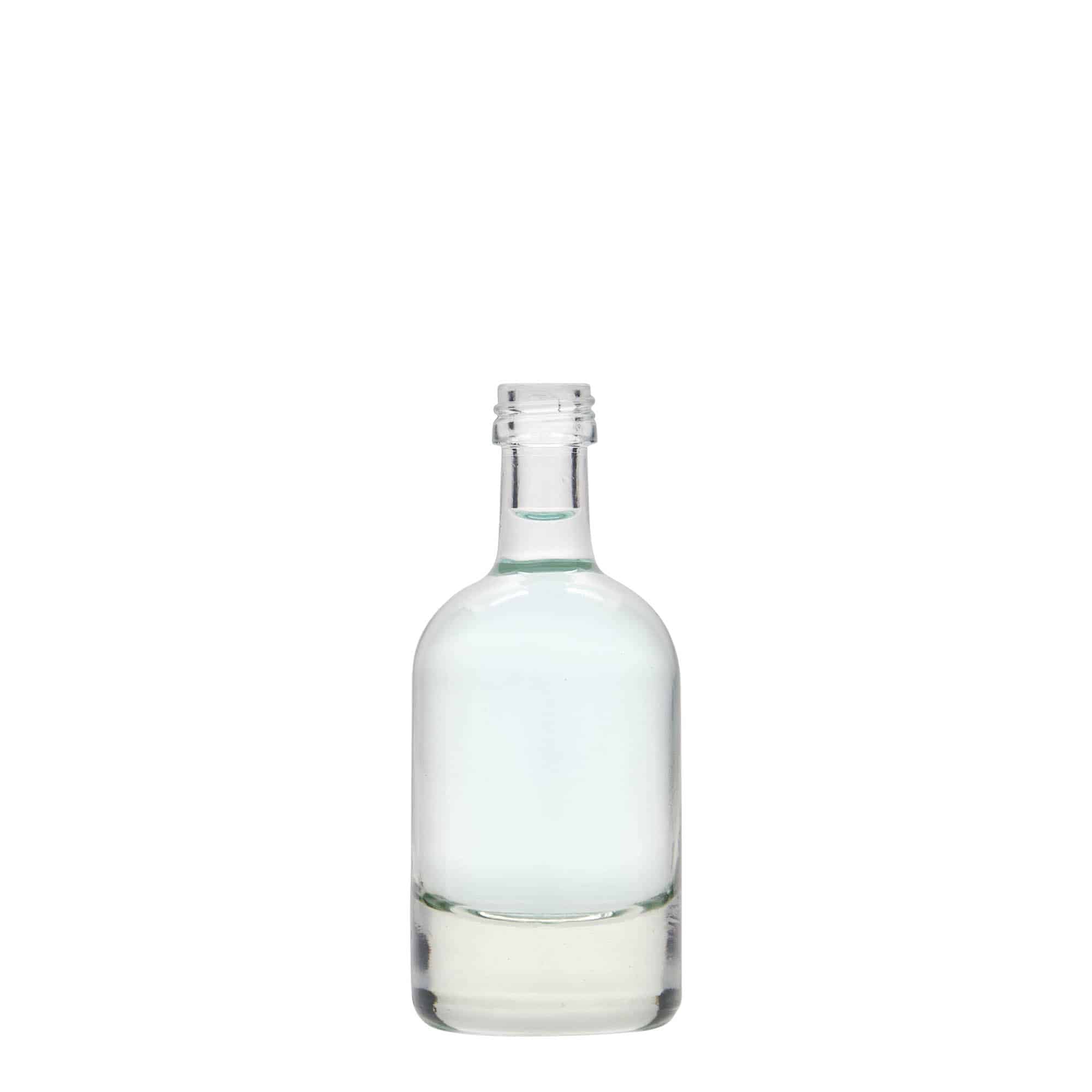 Γυάλινο μπουκάλι 'Linea Uno' 50 ml, στόμιο: PP 18