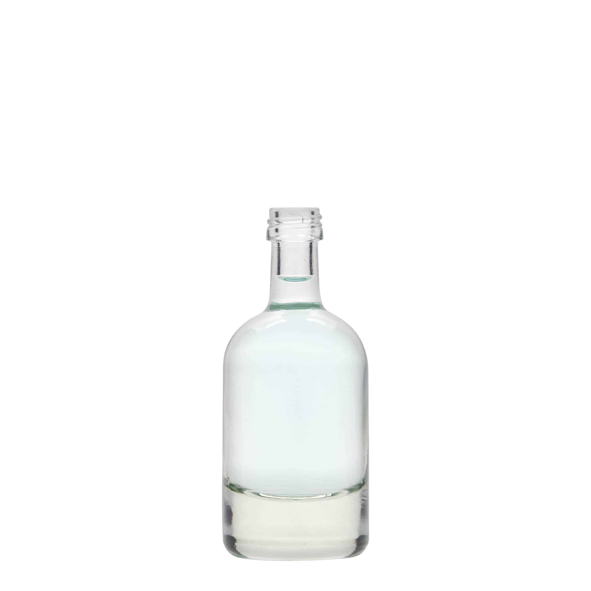 Γυάλινο μπουκάλι 'Linea Uno' 50 ml, στόμιο: PP 18