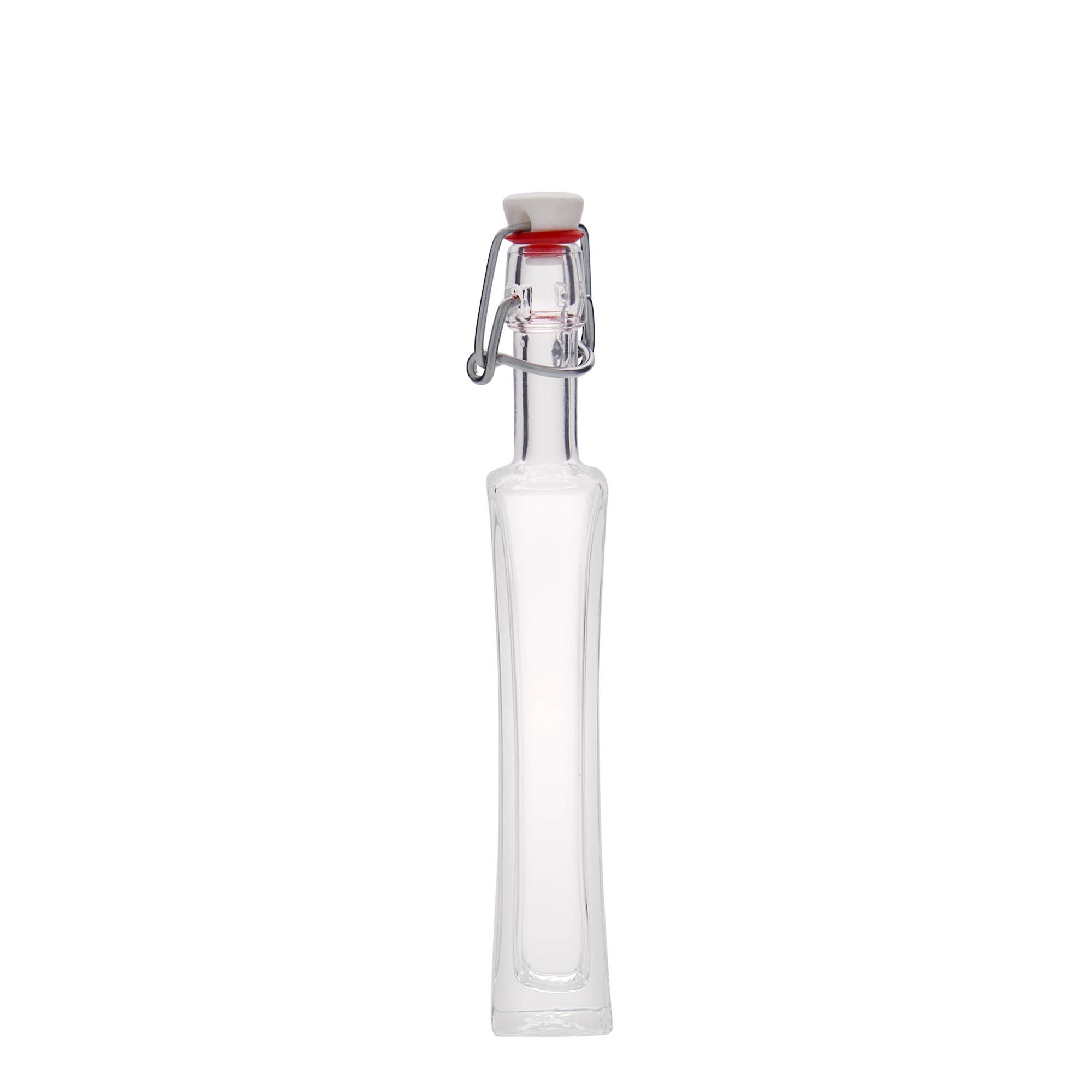 Γυάλινο μπουκάλι 'Koko' 40 ml, τετράγωνο, στόμιο: μηχανικό πώμα