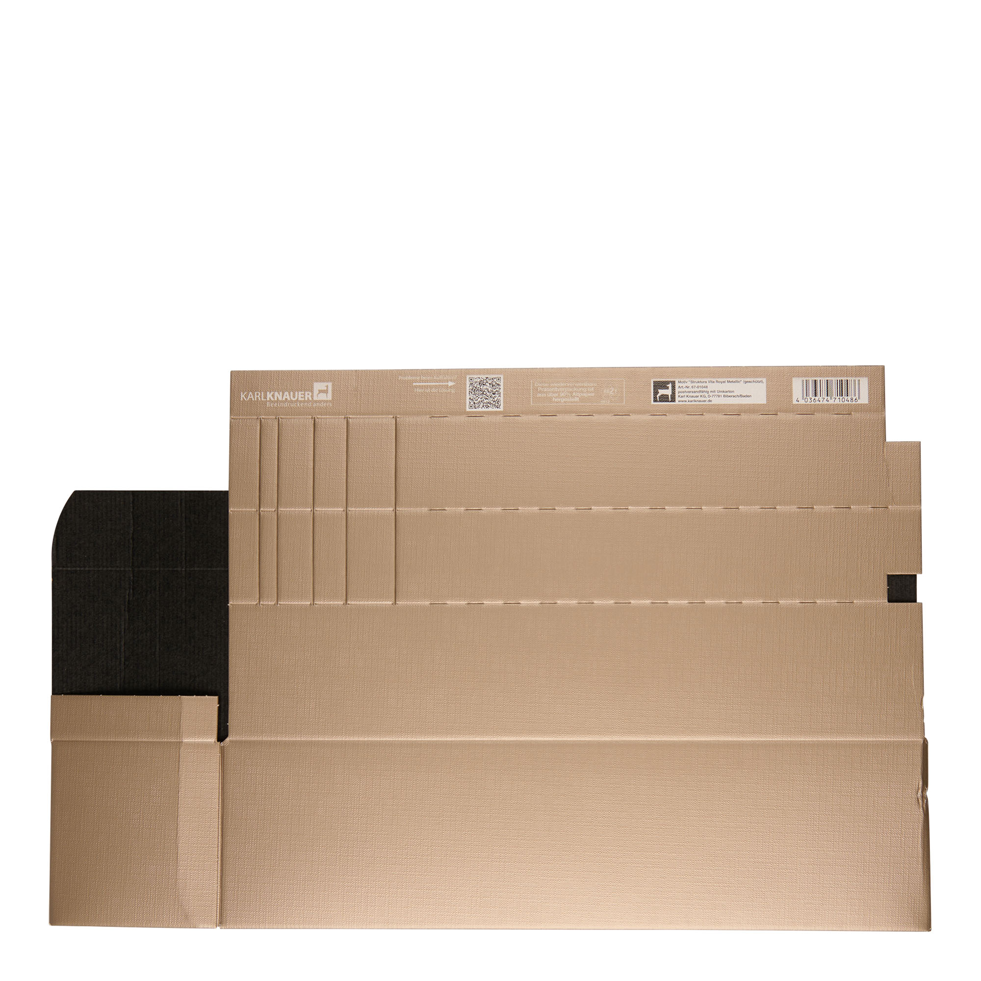 Κουτί δώρου 'Metallic', ορθογώνιο, χαρτονένιο, σαμπανί Κουτί δώρου 'Metallic', ορθογώνιο, χαρτονένιο, σαμπανί