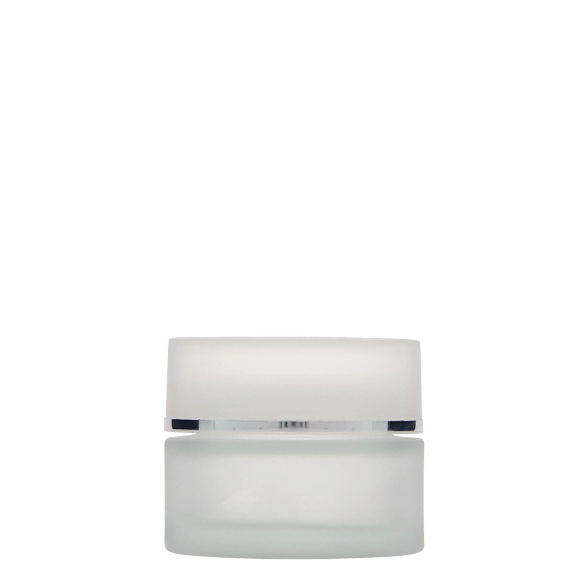 Βάζο για καλλυντικά 'Platin Edition' 50 ml, γυάλινο, εφέ του πάγου, στόμιο: βιδωτό πώμα Βάζο για καλλυντικά 'Platin Edition' 50 ml, γυάλινο, εφέ του πάγου, στόμιο: βιδωτό πώμα