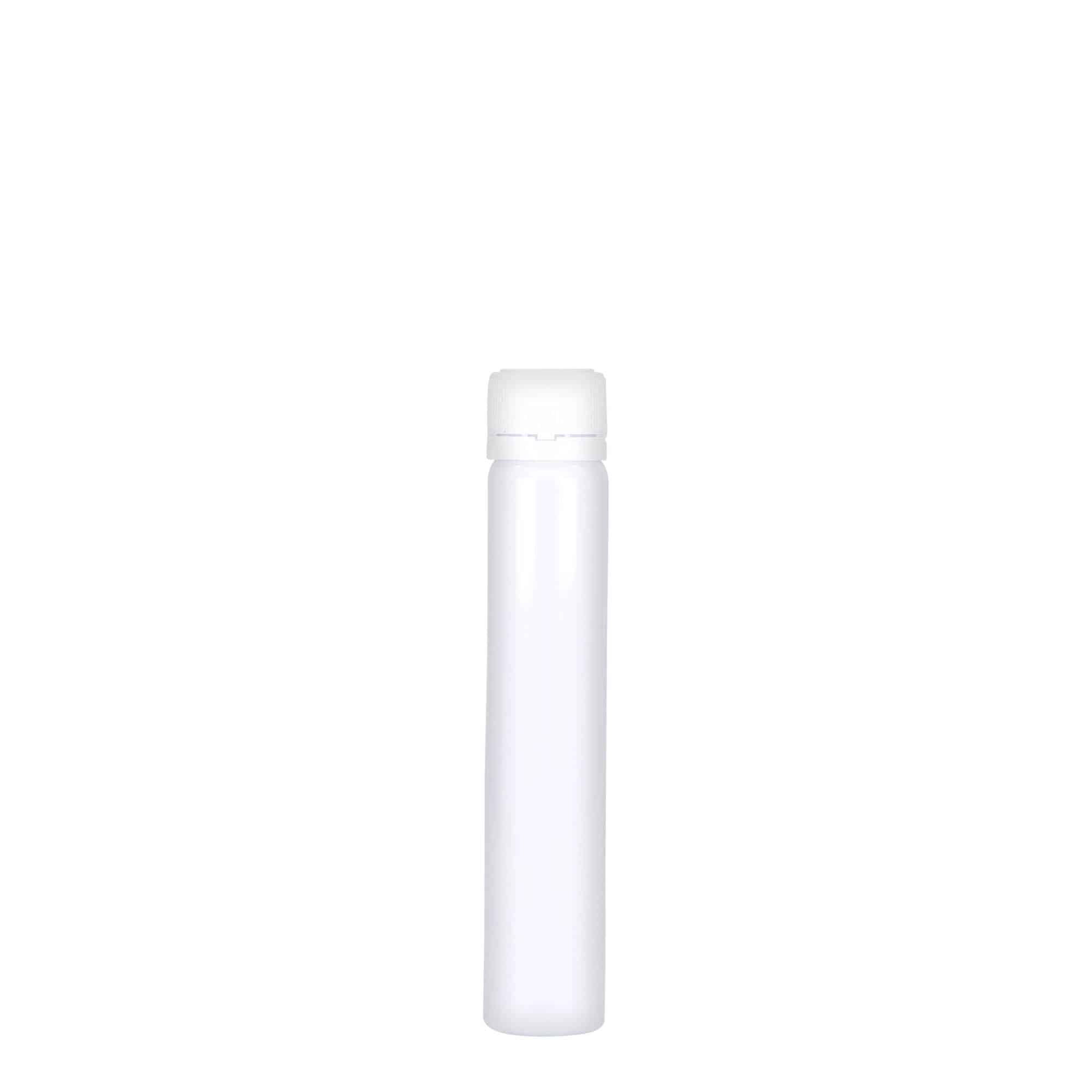 Κύλινδρος PET 25 ml, πλαστικός, λευκός, στόμιο: βιδωτό πώμα