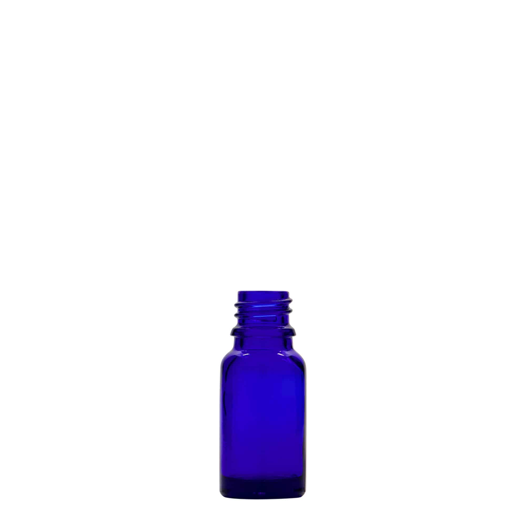 Μπουκάλι φαρμάκου 10 ml, γυάλινο, μπλε ρουά, στόμιο: DIN 18 Μπουκάλι φαρμάκου 10 ml, γυάλινο, μπλε ρουά, στόμιο: DIN 18