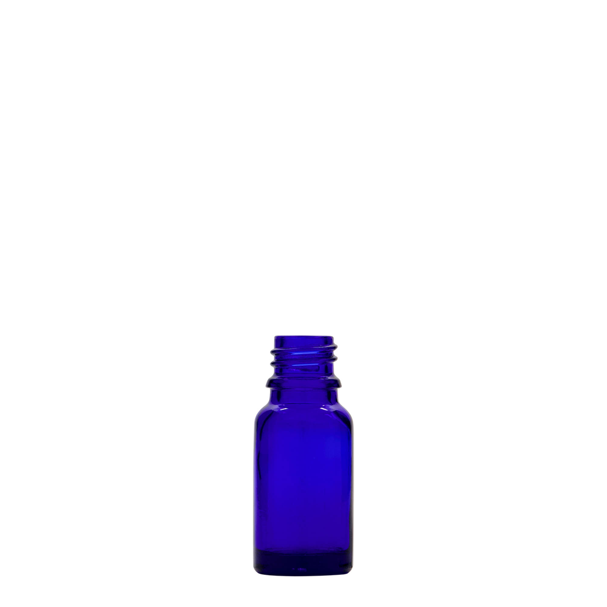 Μπουκάλι φαρμάκου 10 ml, γυάλινο, μπλε ρουά, στόμιο: DIN 18