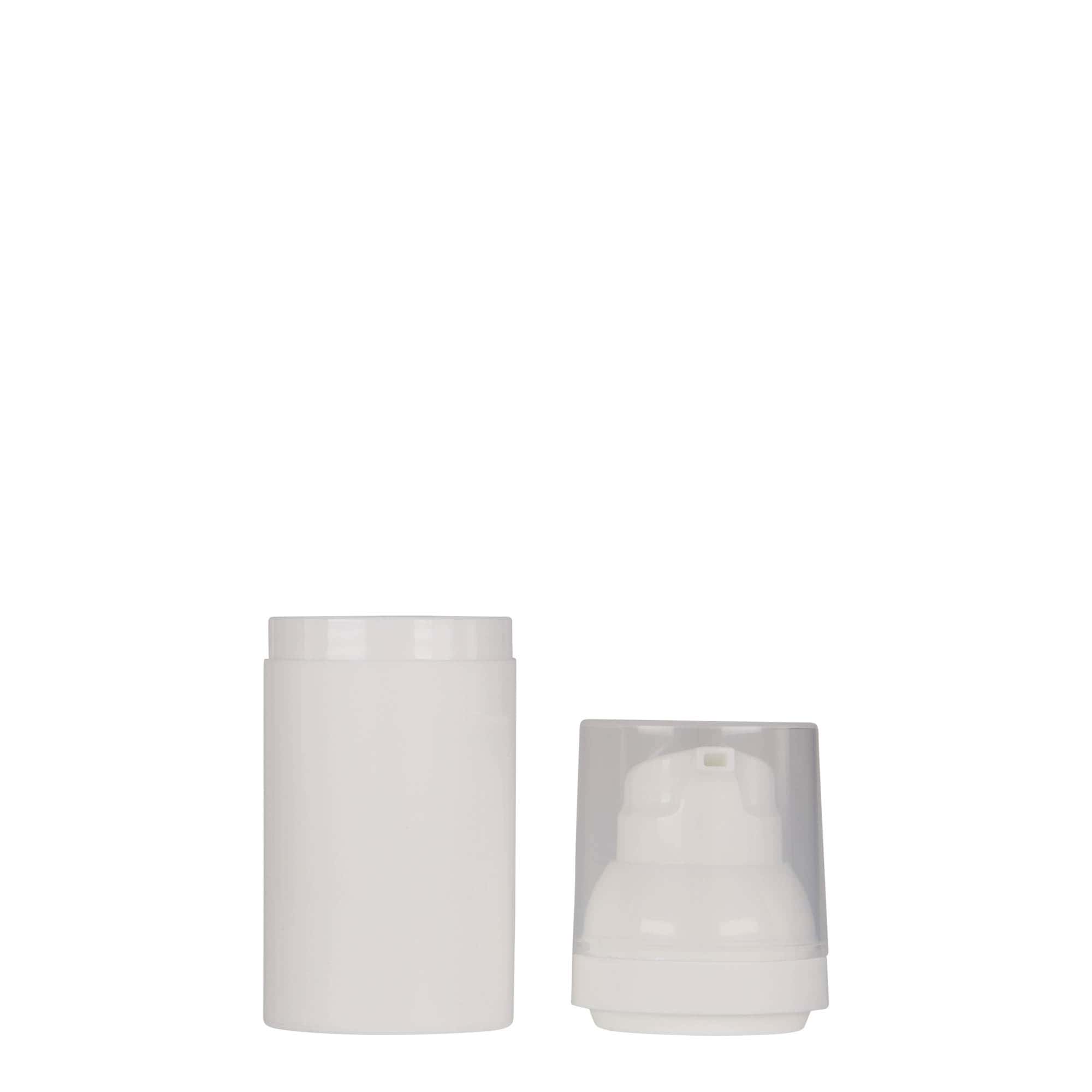 Airless Dispenser 'Mezzo' 30 ml, πλαστικό PP, λευκό
