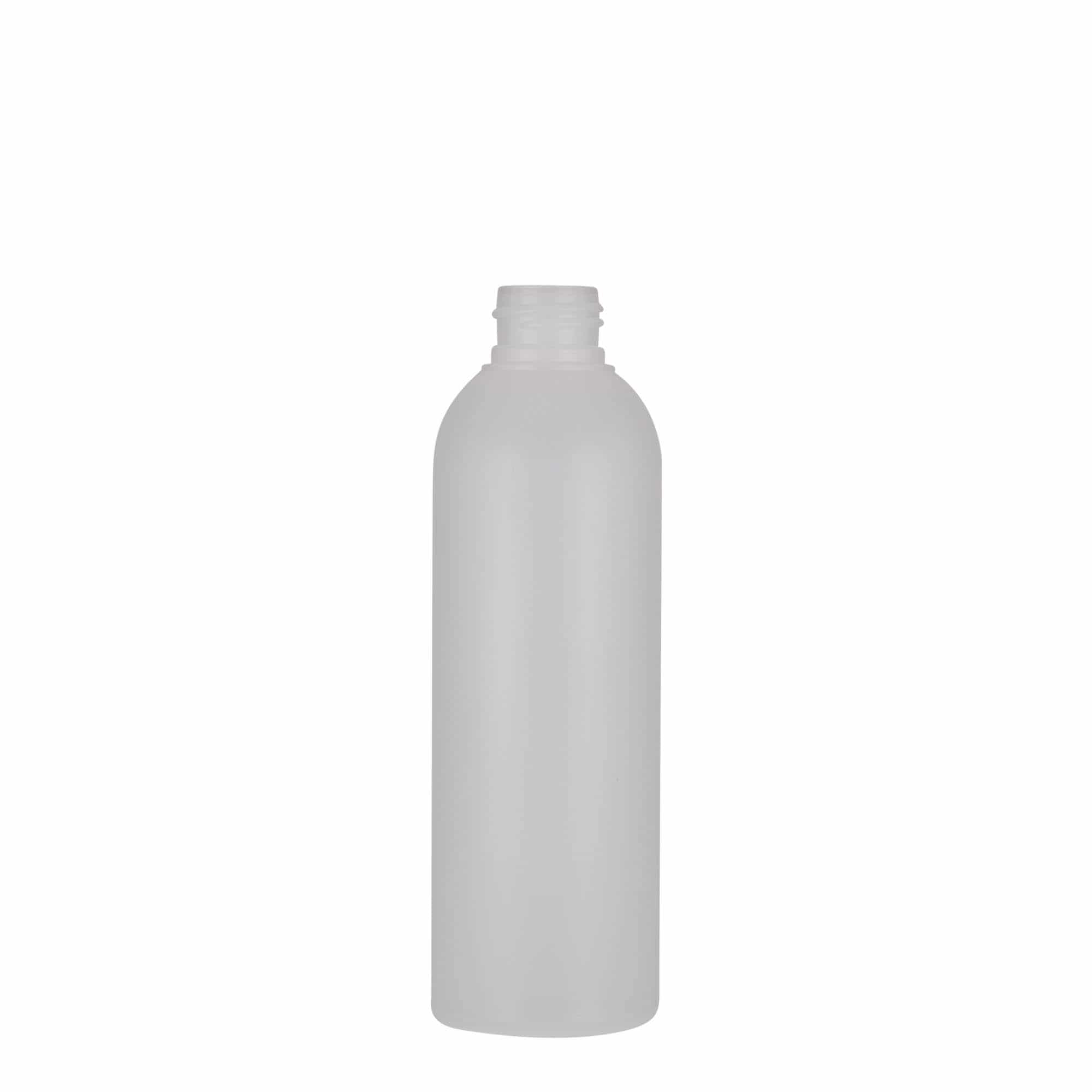 Πλαστικό μπουκάλι 'Tuffy' 200 ml, HDPE, φυσικό χρώμα, στόμιο: GPI 24/410 Πλαστικό μπουκάλι 'Tuffy' 200 ml, HDPE, φυσικό χρώμα, στόμιο: GPI 24/410