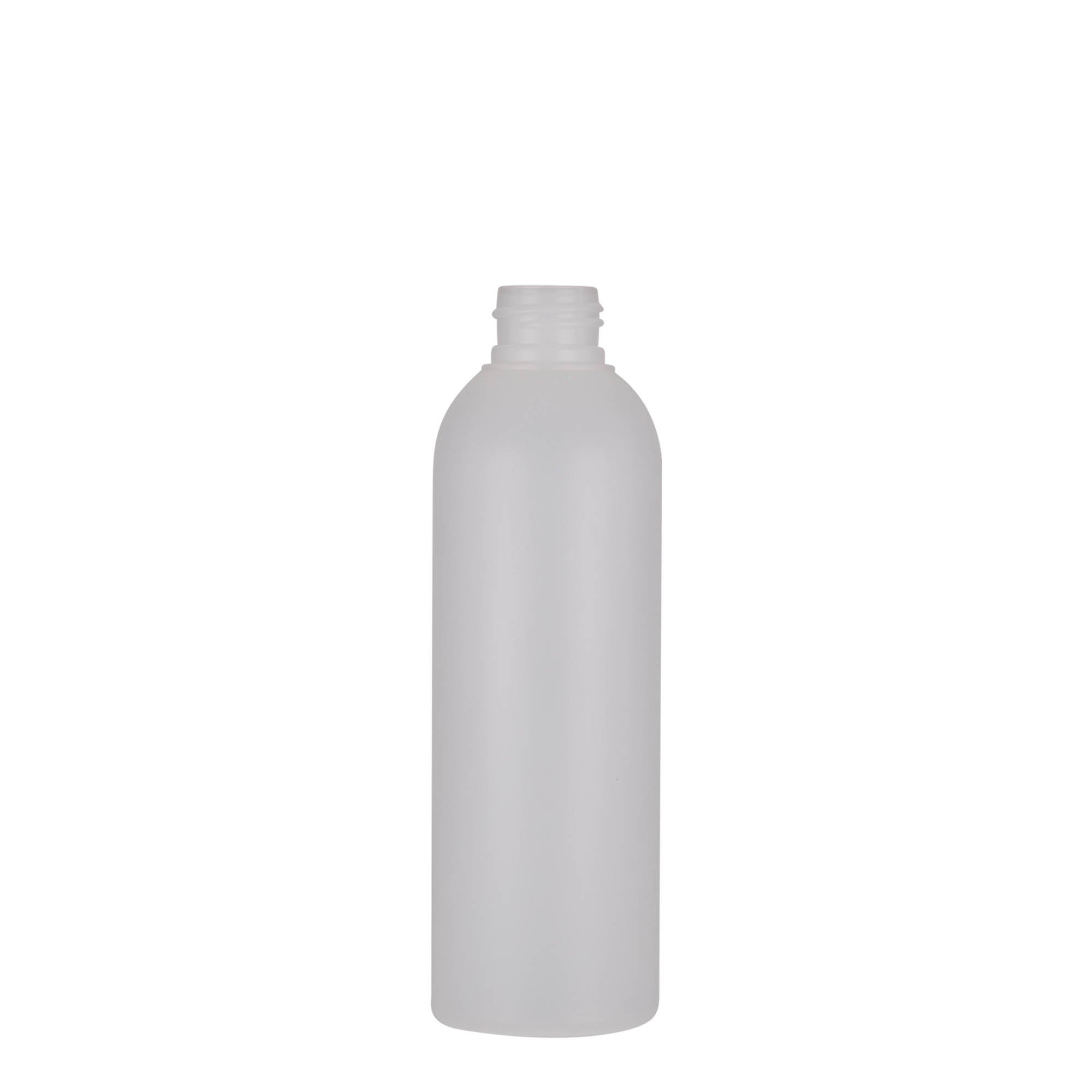 200 ml πλαστικό μπουκάλι 'Tuffy', HDPE, φυσικό, στόμιο: 24/410
