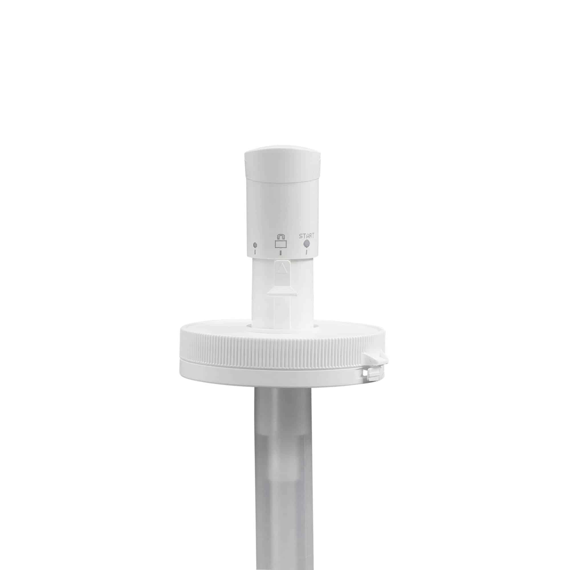 Αντλία διανομέα για 655 ml 'Securibox', πλαστικό PE, λευκό, για στόμιο: βιδωτό καπάκι