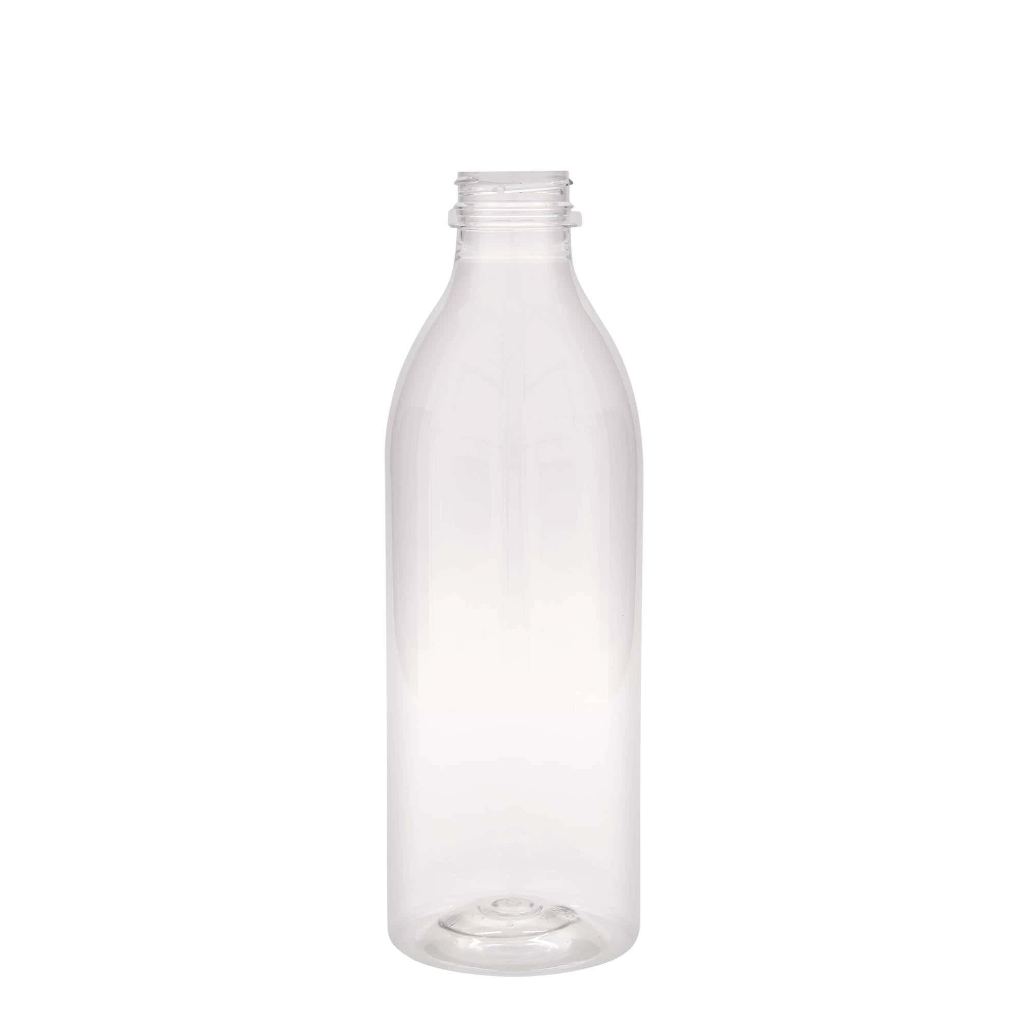 Μπουκάλι PET τυπικού μεγέθους 1.000 ml, πλαστικό, στόμιο: 38 mm Μπουκάλι PET τυπικού μεγέθους 1.000 ml, πλαστικό, στόμιο: 38 mm