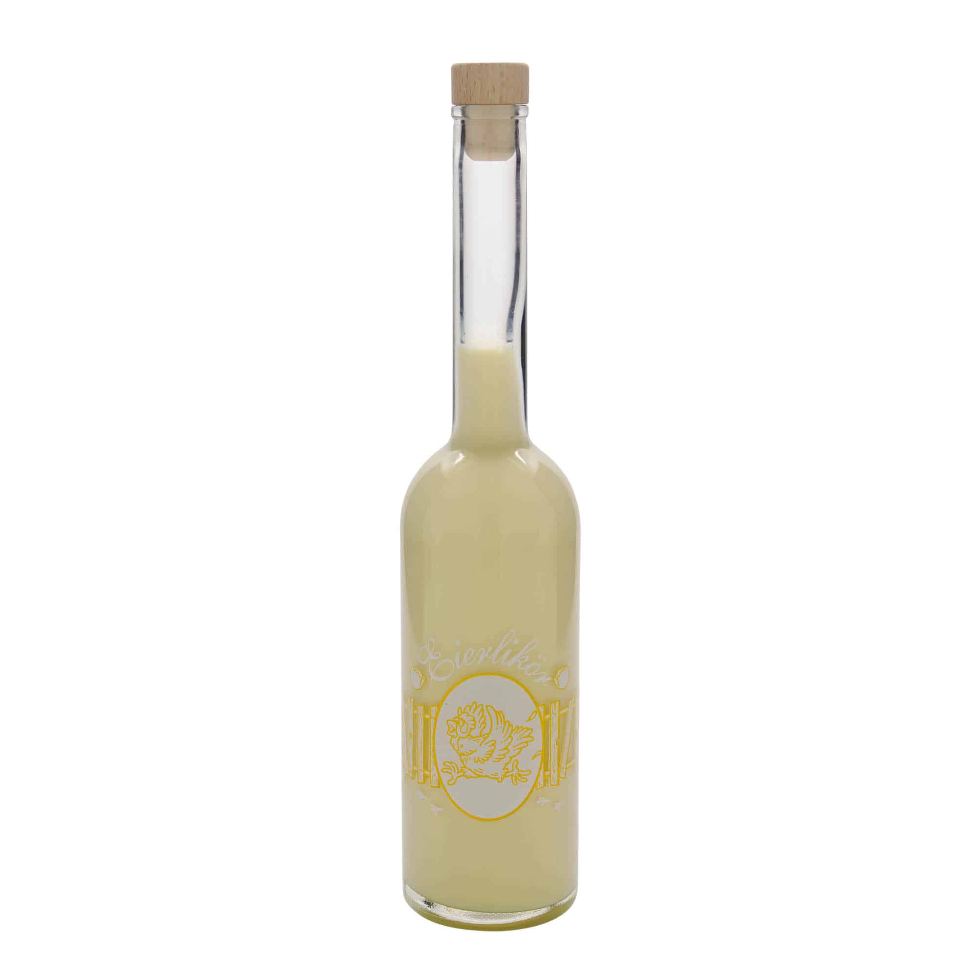Γυάλινο μπουκάλι 'Opera' 500 ml, σχέδιο: λικέρ advocaat, στόμιο: φελλός