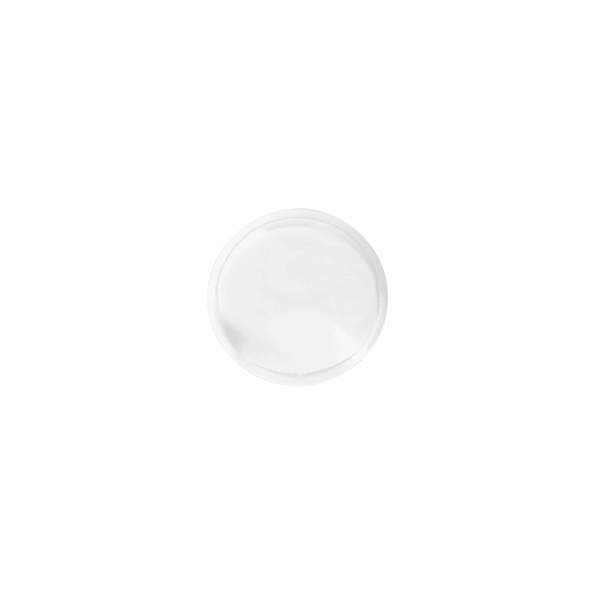 Κάλυμμα με βίδωμα Disc Top, πλαστικό PP, λευκό, για στόμιο: 24/410