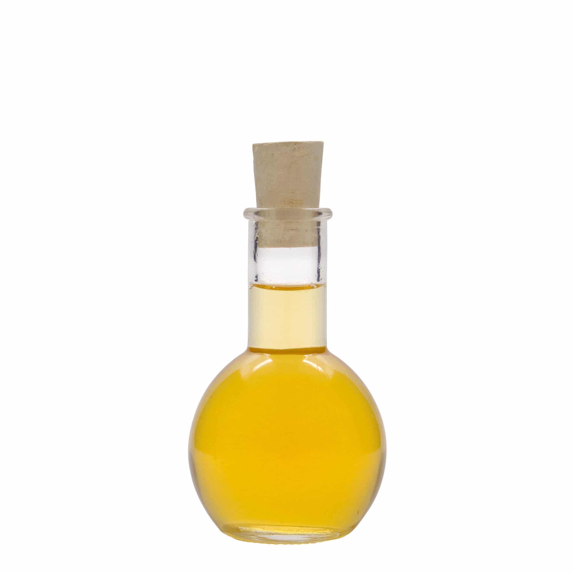 Γυάλινο μπουκάλι 'Tulipano' 100 ml, στόμιο: φελλός