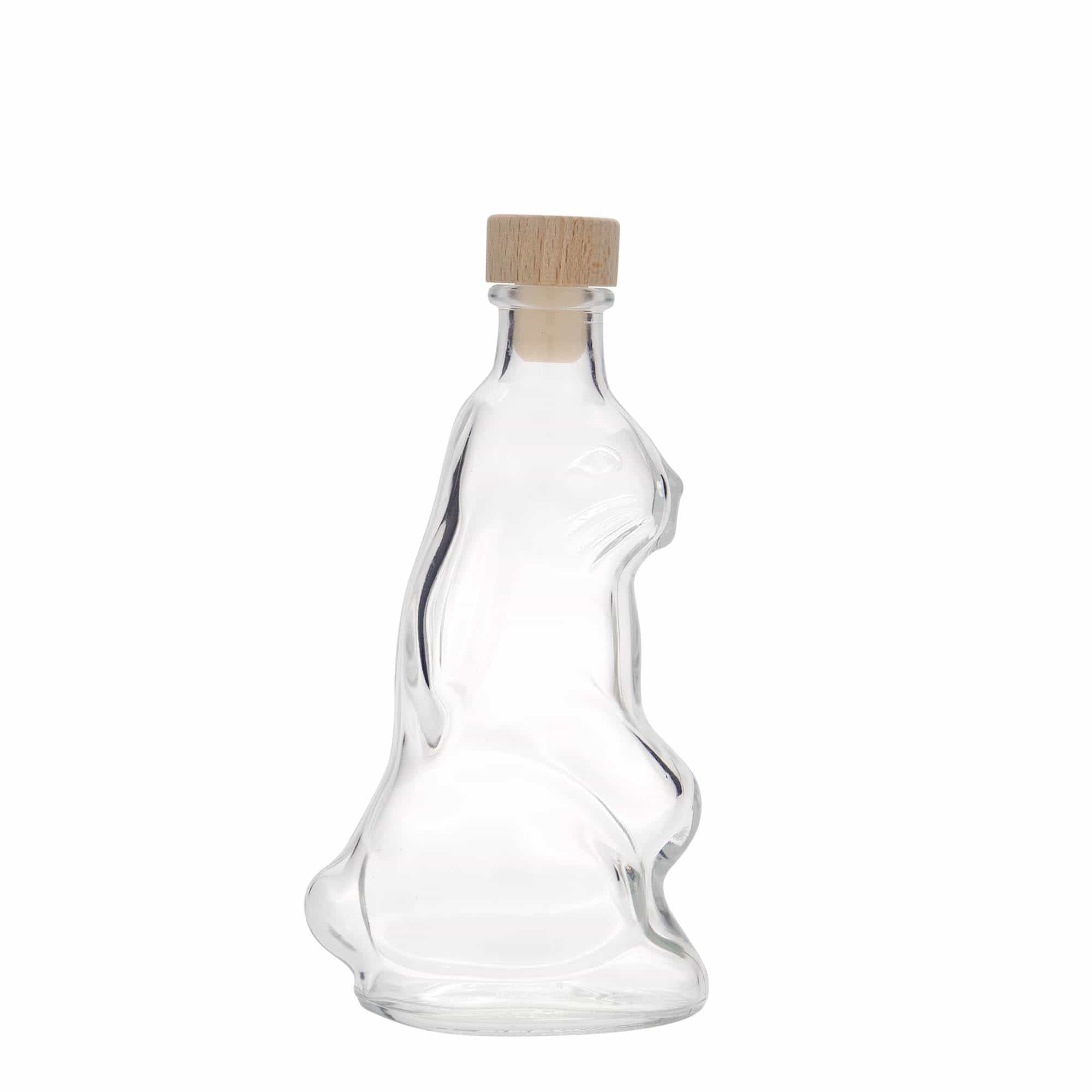 Γυάλινο μπουκάλι 'Λαγός' 200 ml, στόμιο: φελλός