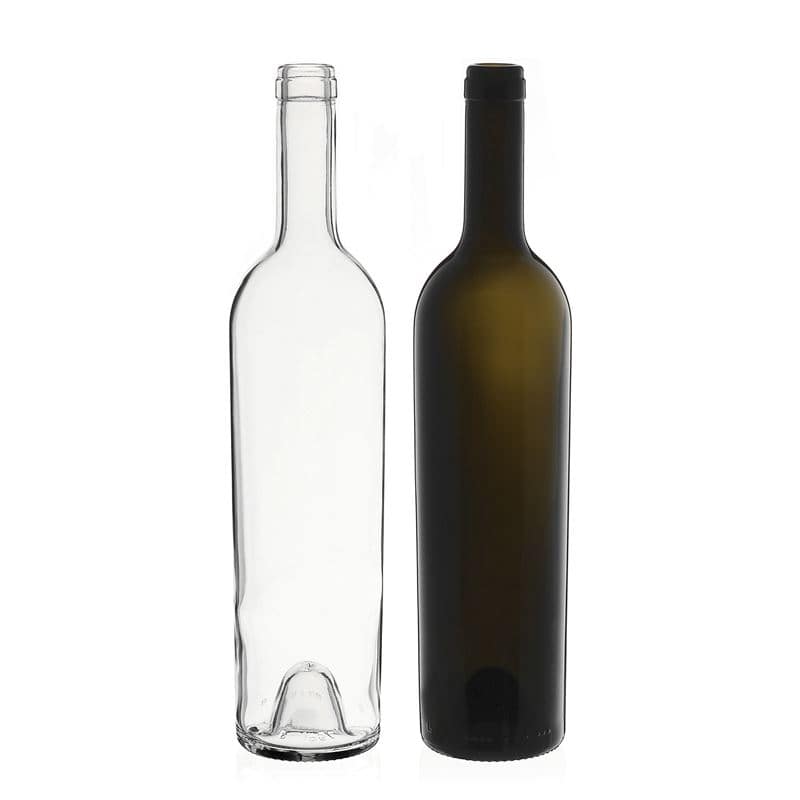 Μπουκάλι κρασιού 'Liberty' 750 ml, πράσινο αντικέ, στόμιο: φελλός