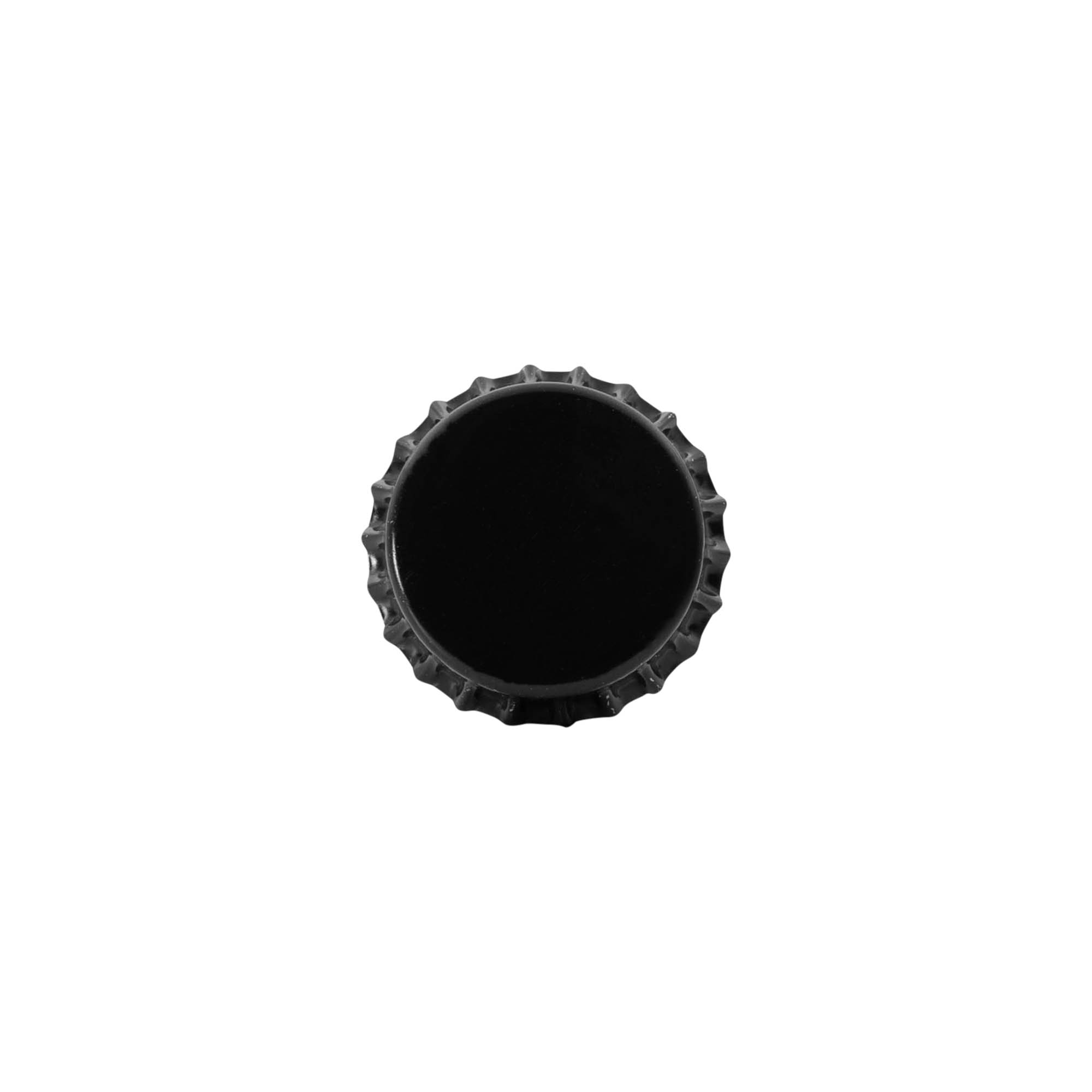 Μεταλλική τάπα 29 mm, μεταλλική, μαύρη Μεταλλική τάπα 29 mm, μεταλλική, μαύρη